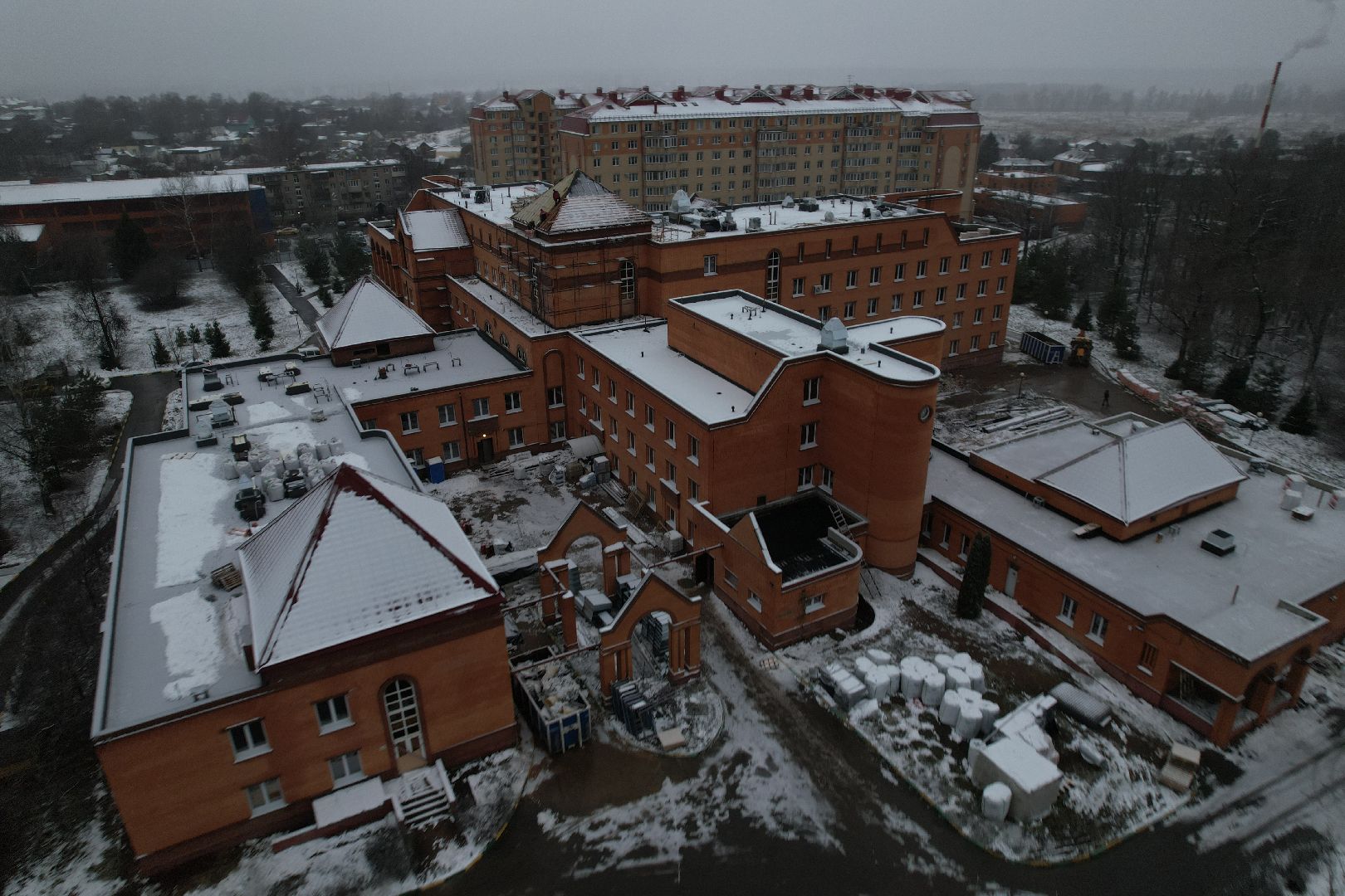 видео с коптера, стационар, капитальный ремонт,