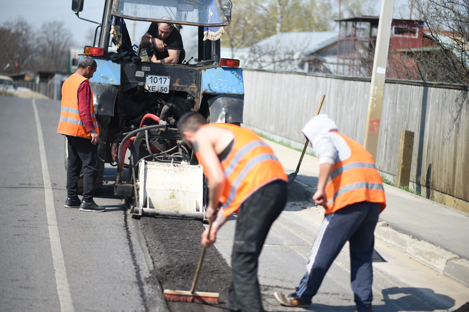 Зарайск, Ямочный ремонт
