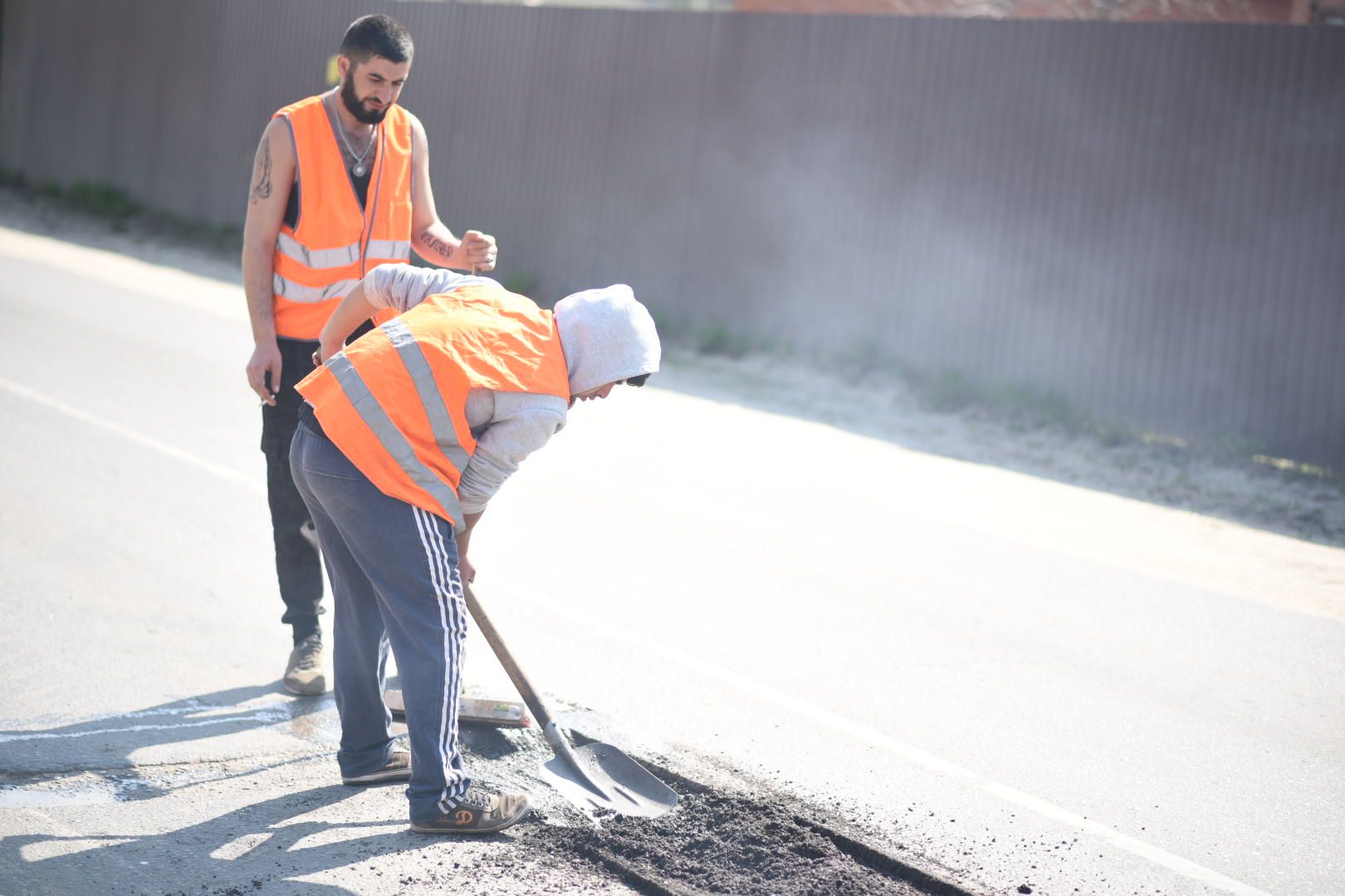 Зарайск, Ямочный ремонт