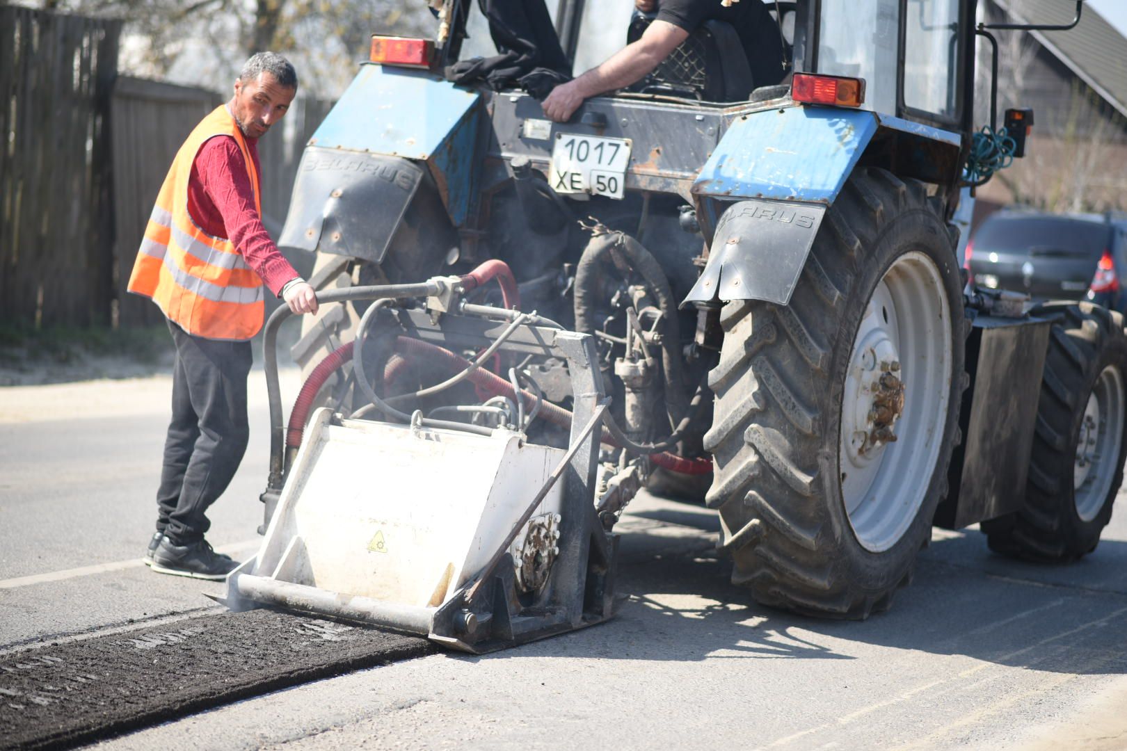 Зарайск, Ямочный ремонт