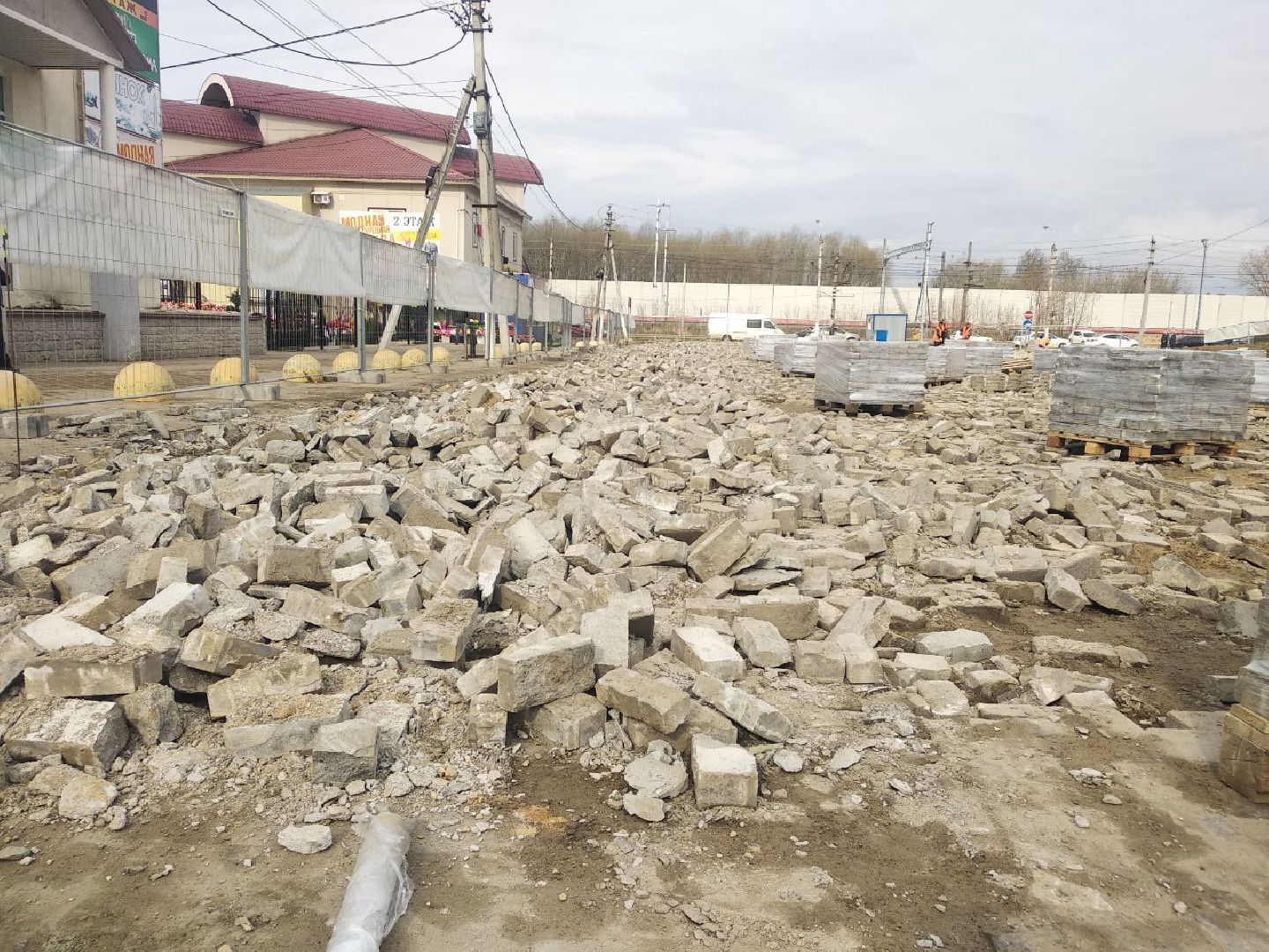 Дмитров, Торговая площадь, Благоустройство, Перемены