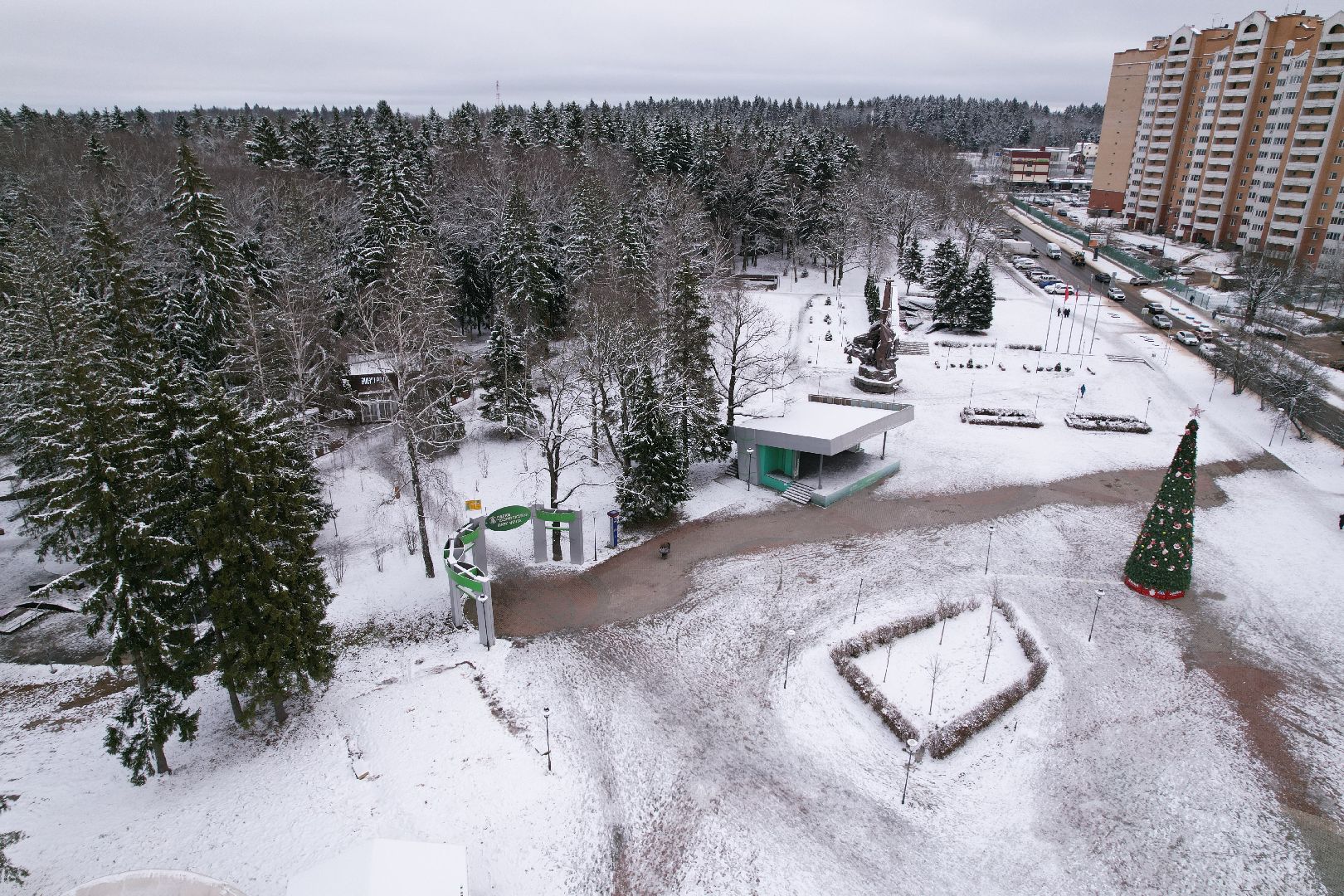 видео с коптера, наро-фоминск, зима в подмомсковье,видео с коптера,