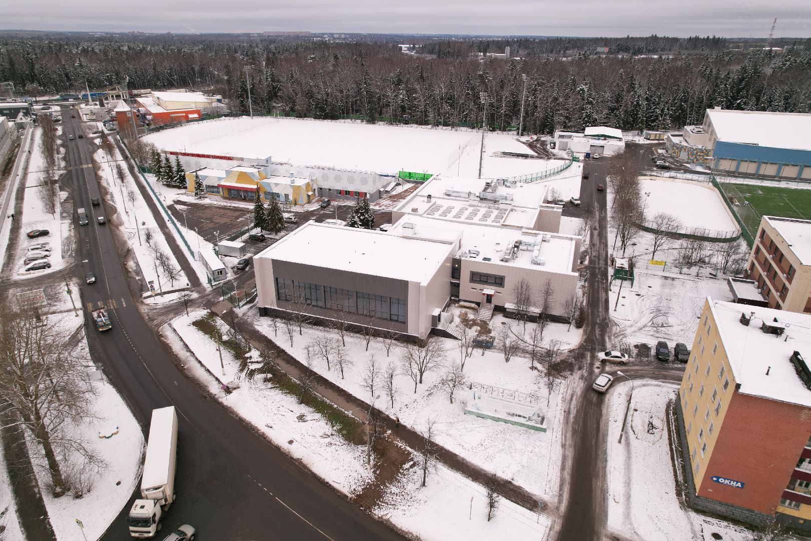 видео с коптера, наро-фоминск, спорт, кап ремонт,видео с коптера,