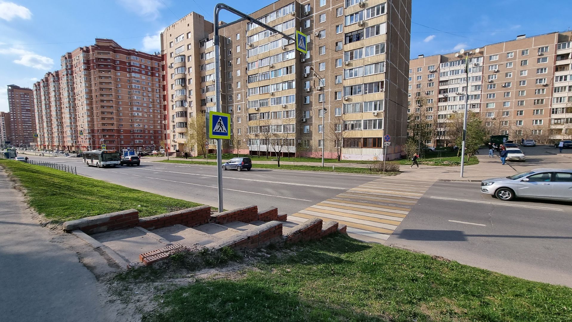 дорожная безопасность, опоры, пешеходный переход, Дзержинский