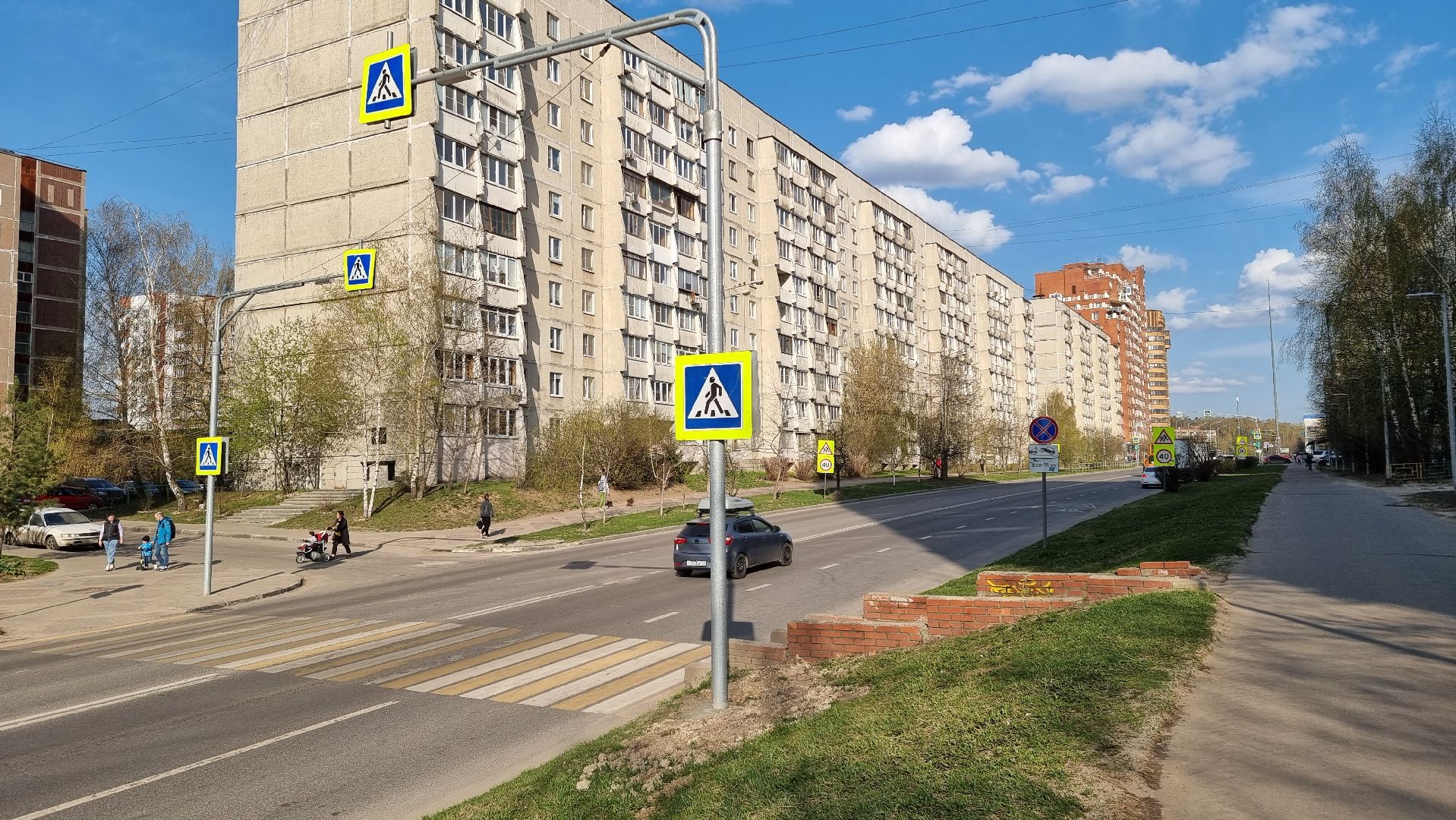 дорожная безопасность, опоры, пешеходный переход, Дзержинский