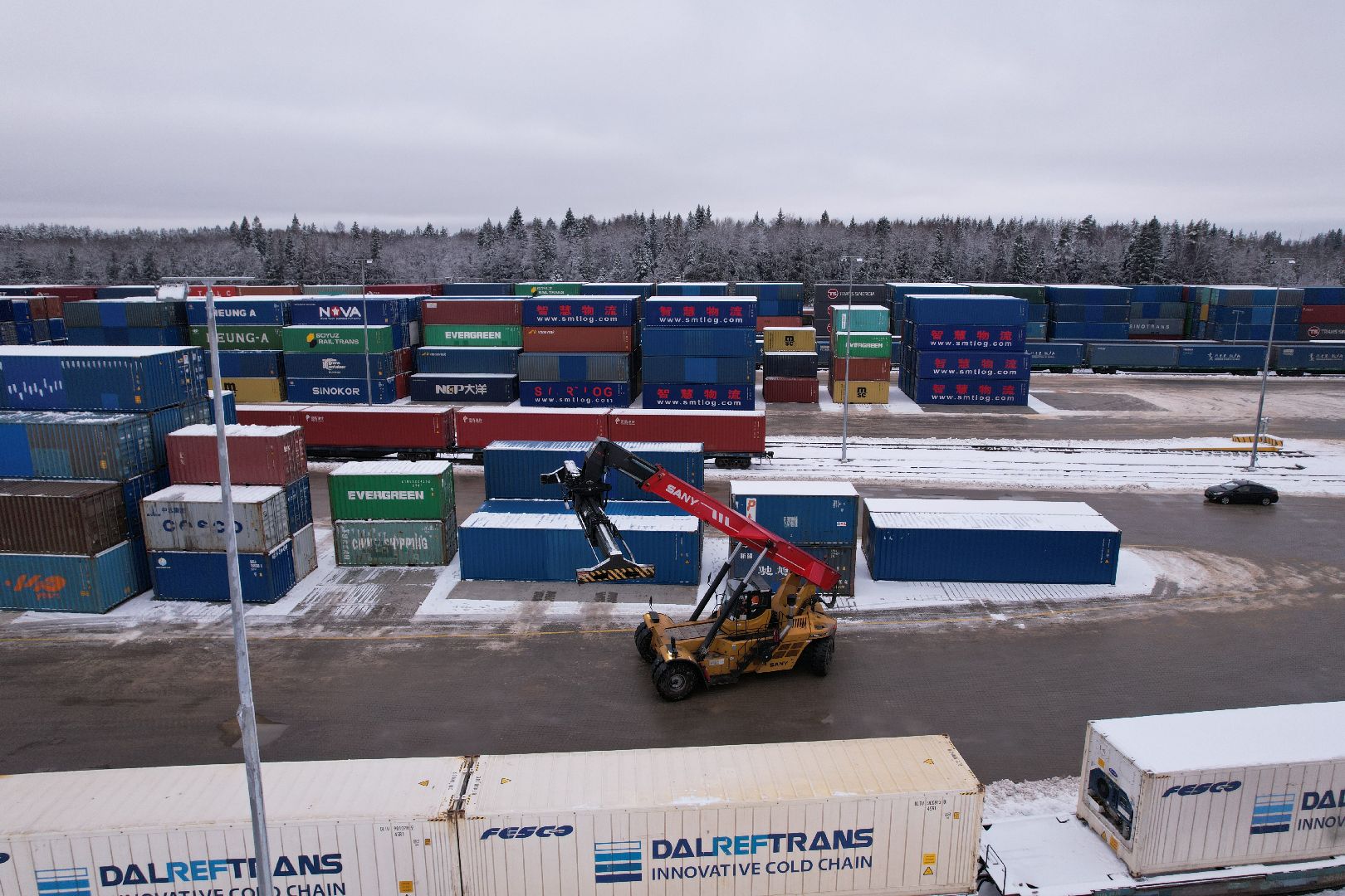 видео с коптера, логистические центры, наро-фоминск, бизнес, экспорт,видео с коптера,