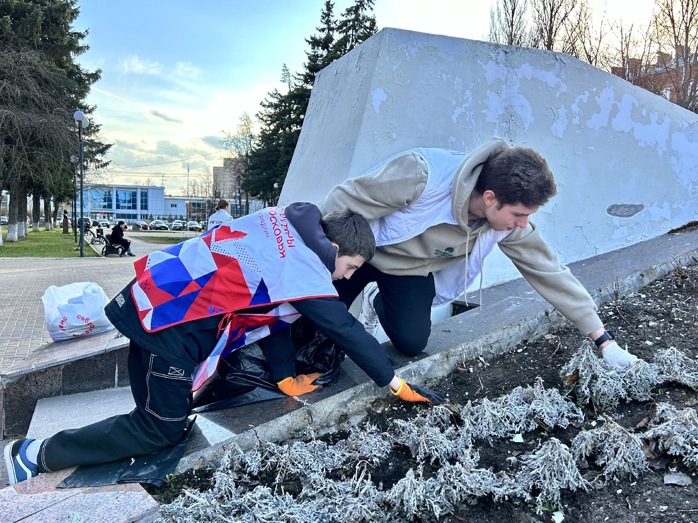 Уборка, волонтеры