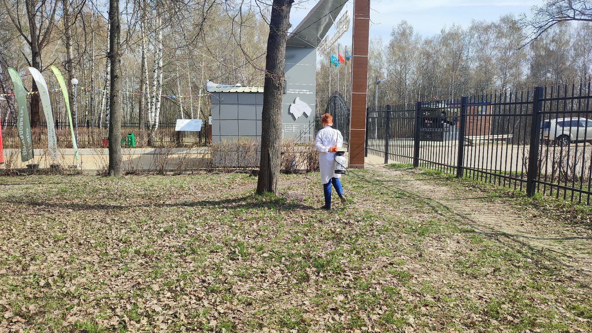 Кашира, парк, клещи, профилактика