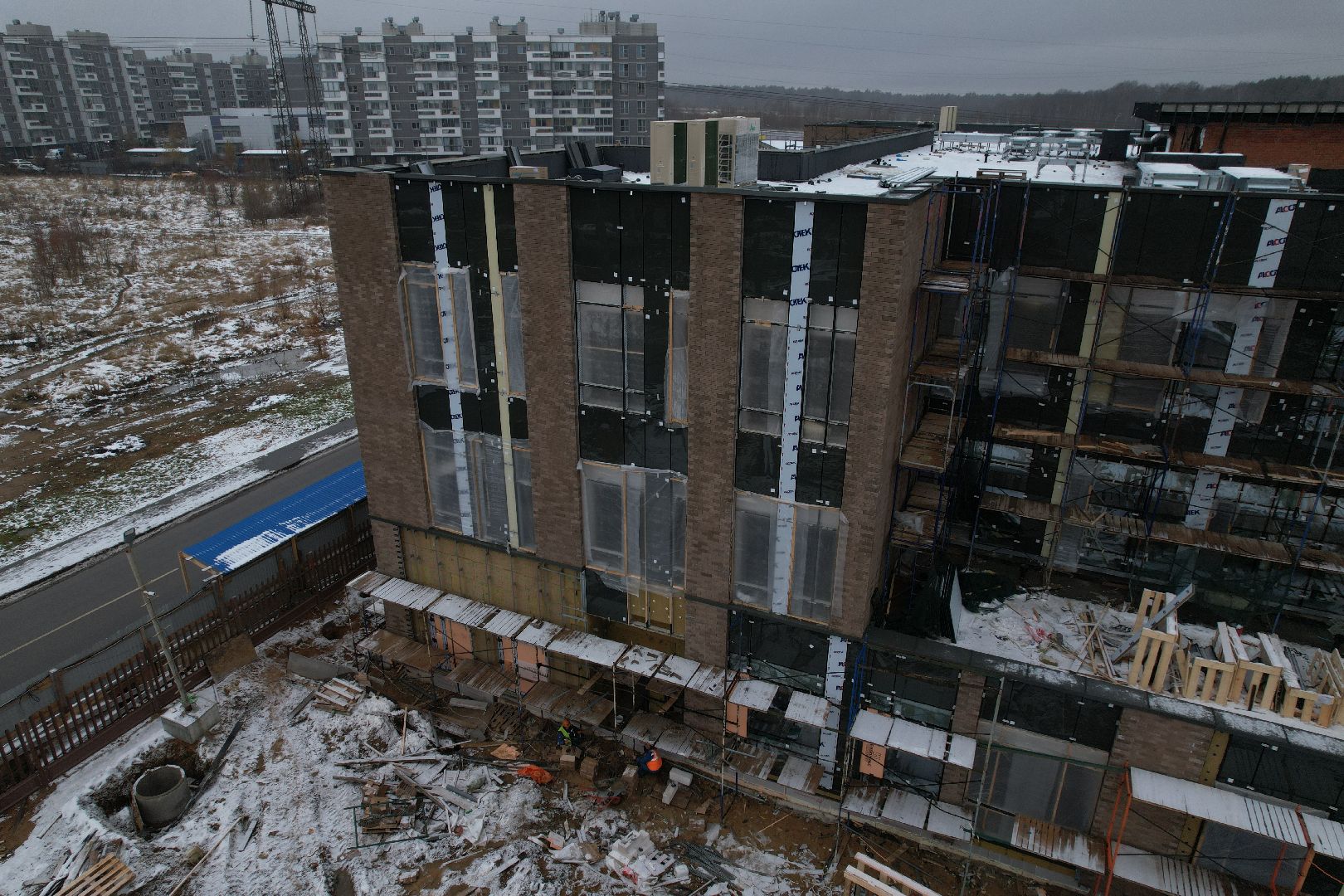 видео с коптера, медицина, губернатор, одинцово, больница, кдц, ромашково,видео с коптера,