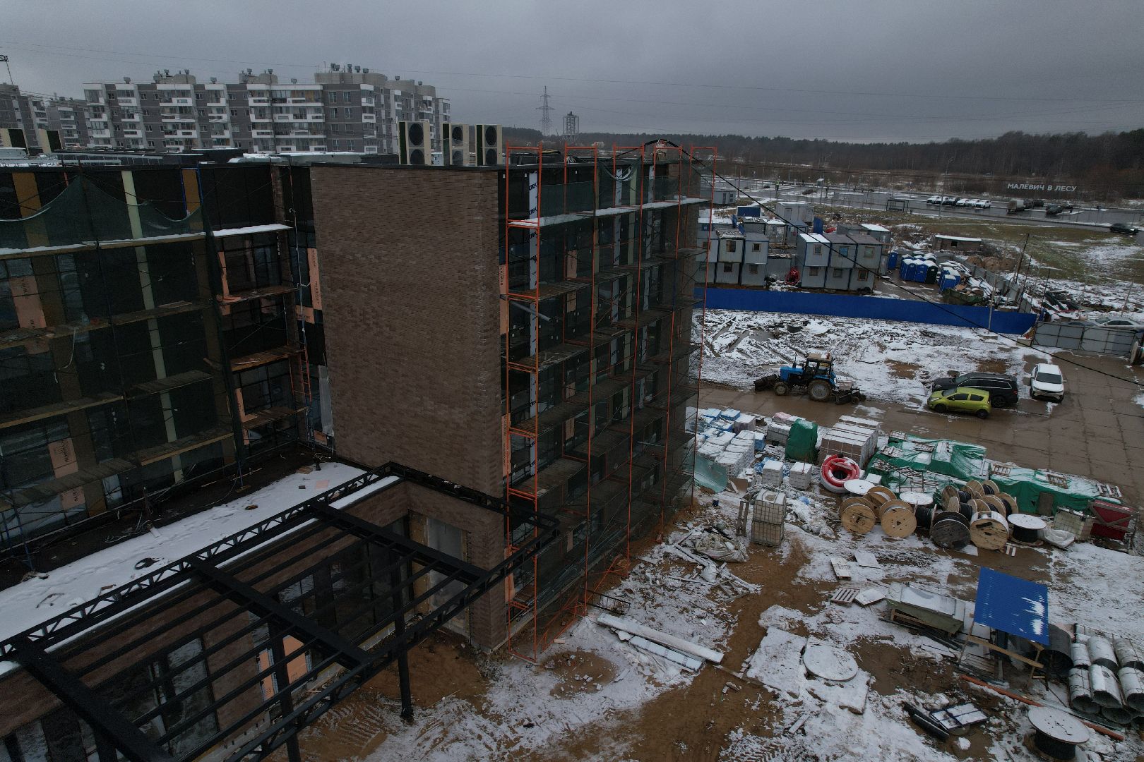 видео с коптера, медицина, губернатор, одинцово, больница, кдц, ромашково,видео с коптера,