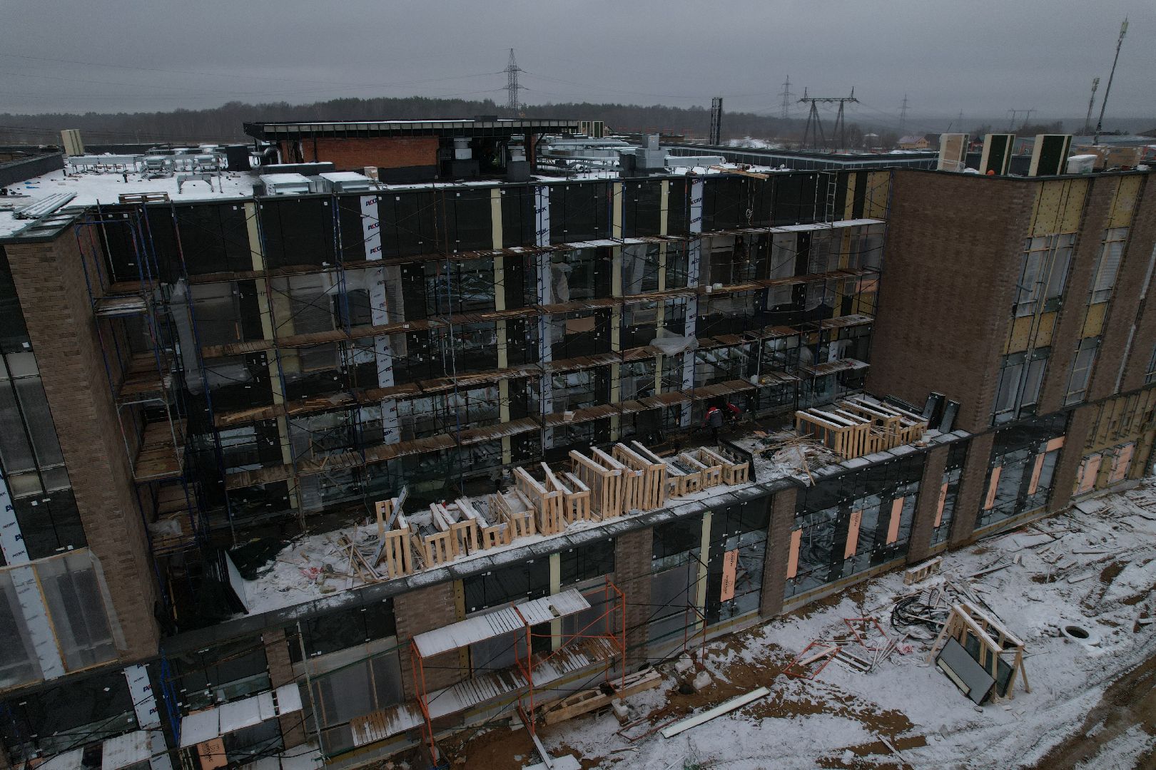 видео с коптера, медицина, губернатор, одинцово, больница, кдц, ромашково,видео с коптера,