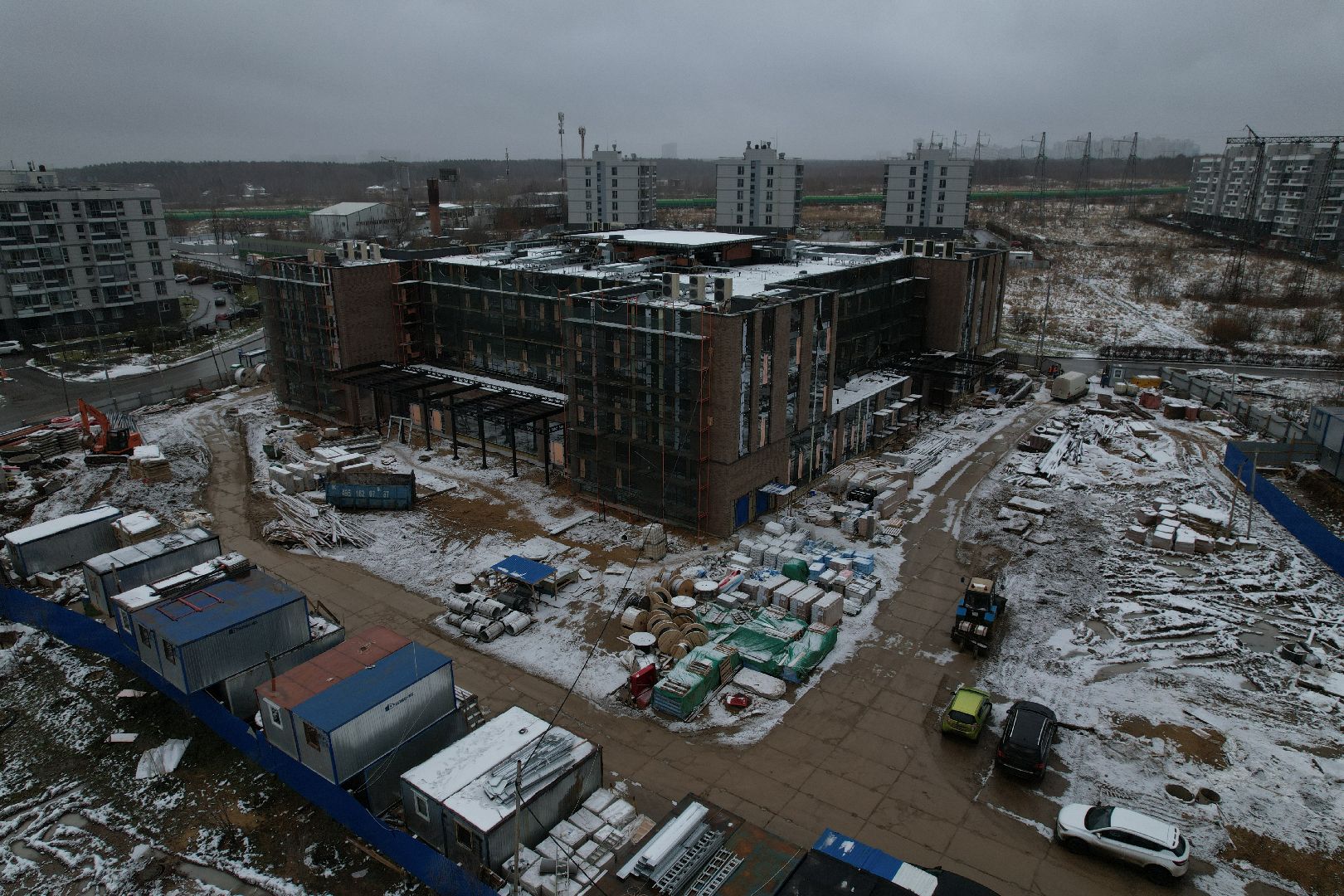 видео с коптера, медицина, губернатор, одинцово, больница, кдц, ромашково,видео с коптера,