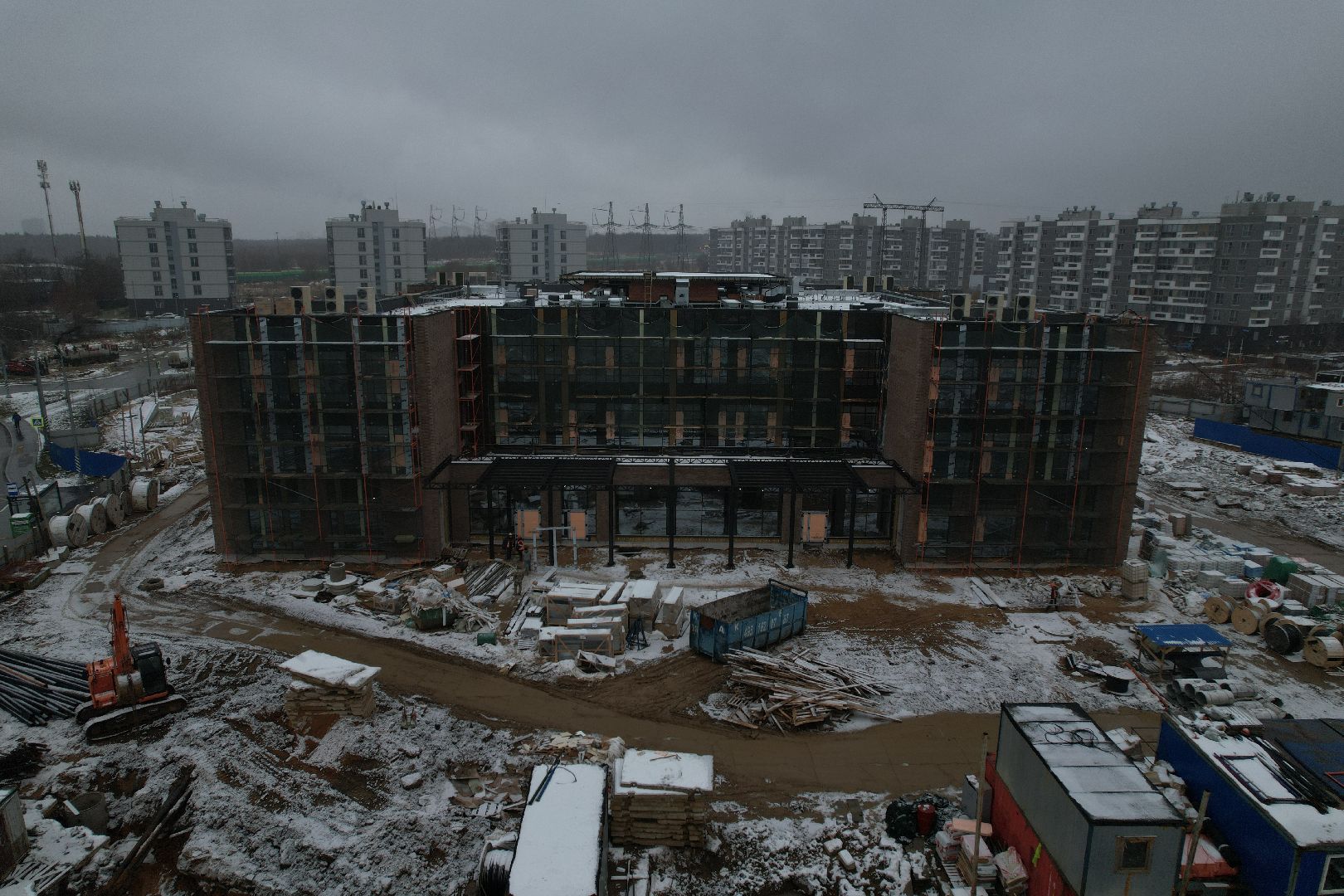 видео с коптера, медицина, губернатор, одинцово, больница, кдц, ромашково,видео с коптера,