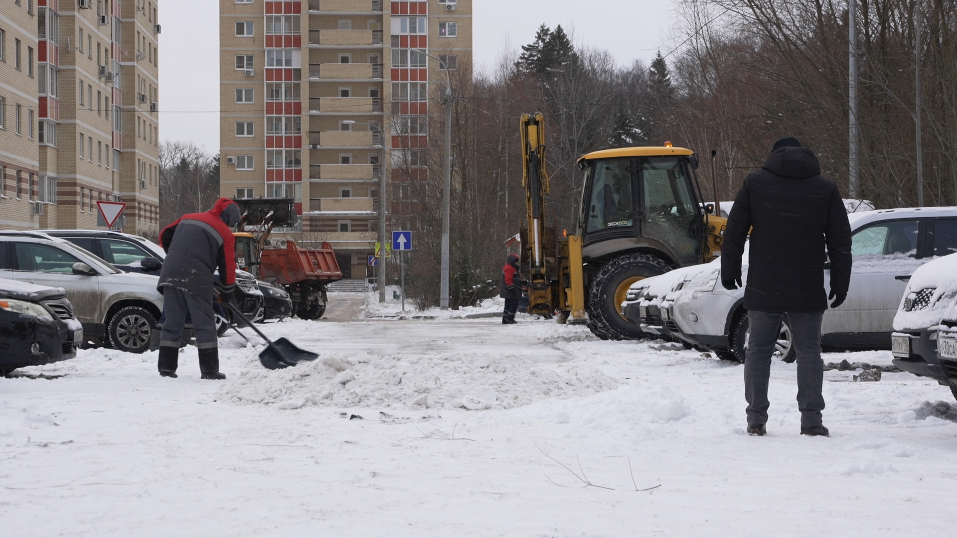 власиха тополек, власиха школьный, содержание территории, уборка дорог и парковок, уборка территории,
