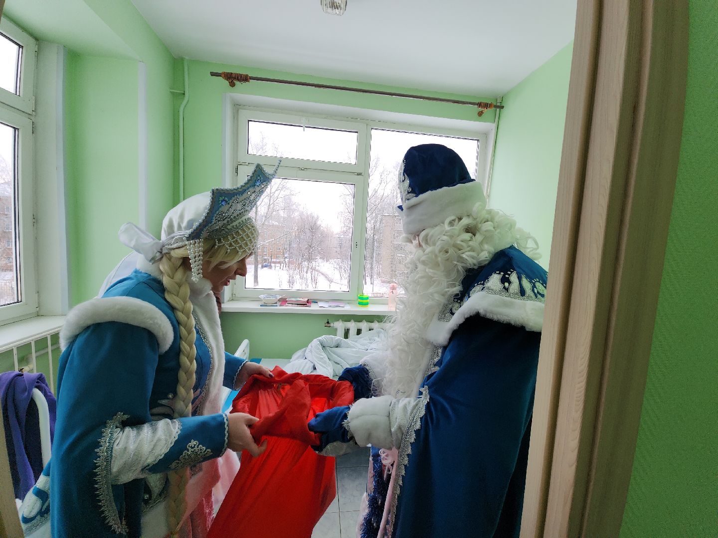 новый год, дед мороз и снегурочка, праздник для детей, вертикалки,