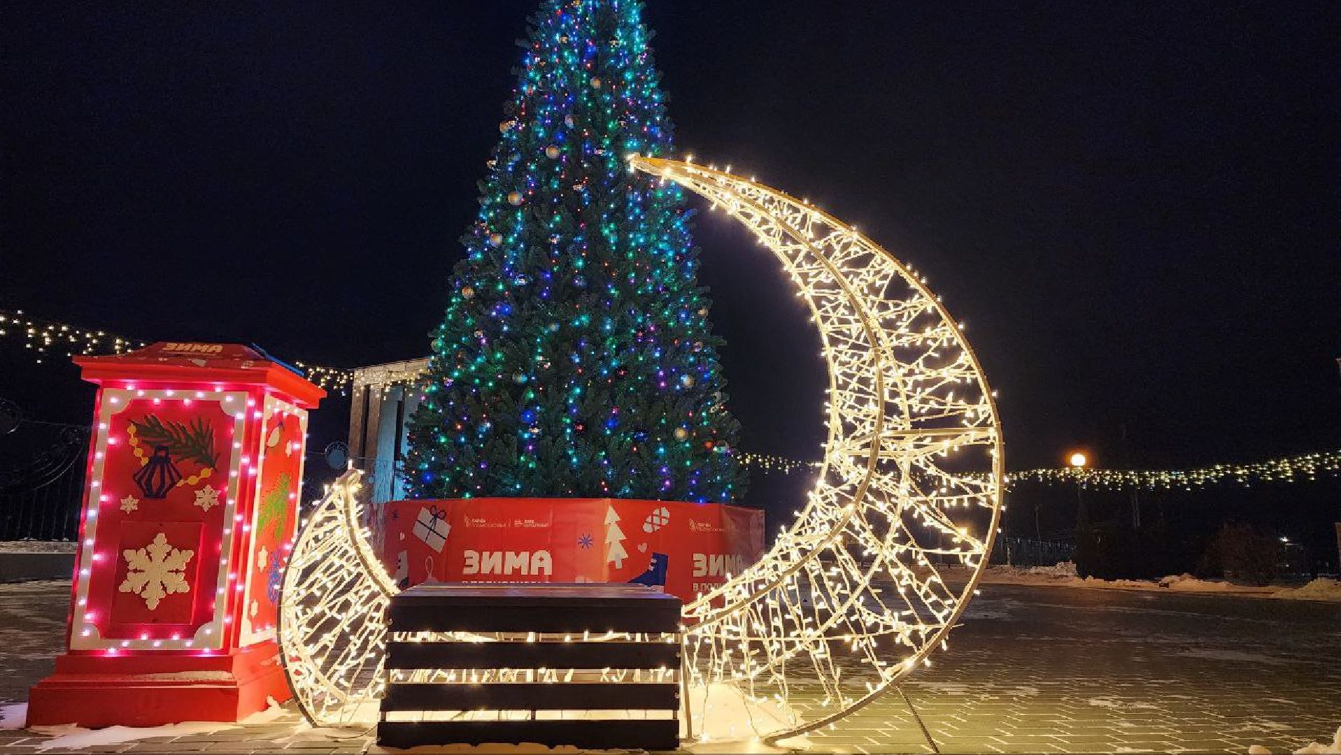 вертикалки, зима в подмосковье, парк Серебряный, Серебряные Пруды, новая елка,