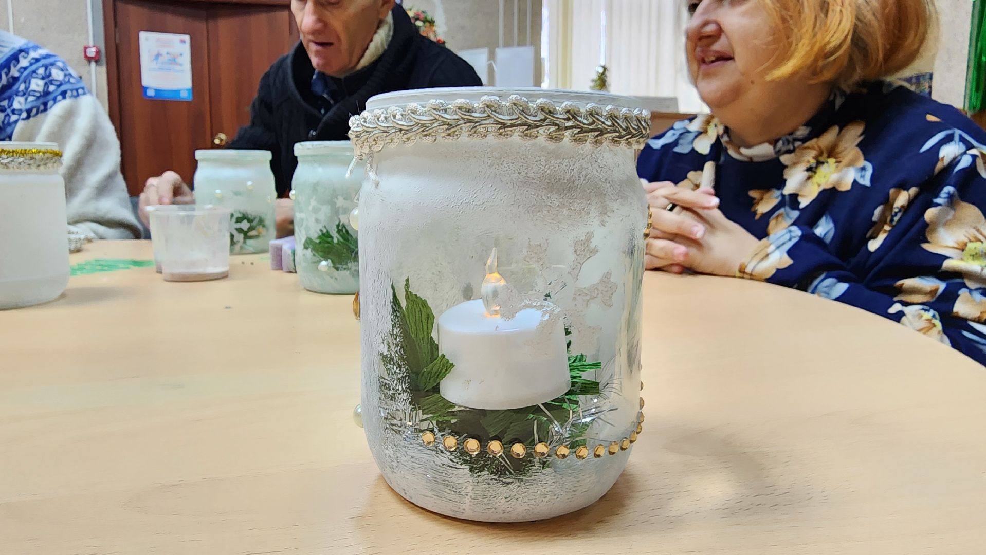 кашира, активное долголетие, поделка, подсвечник, светильник,