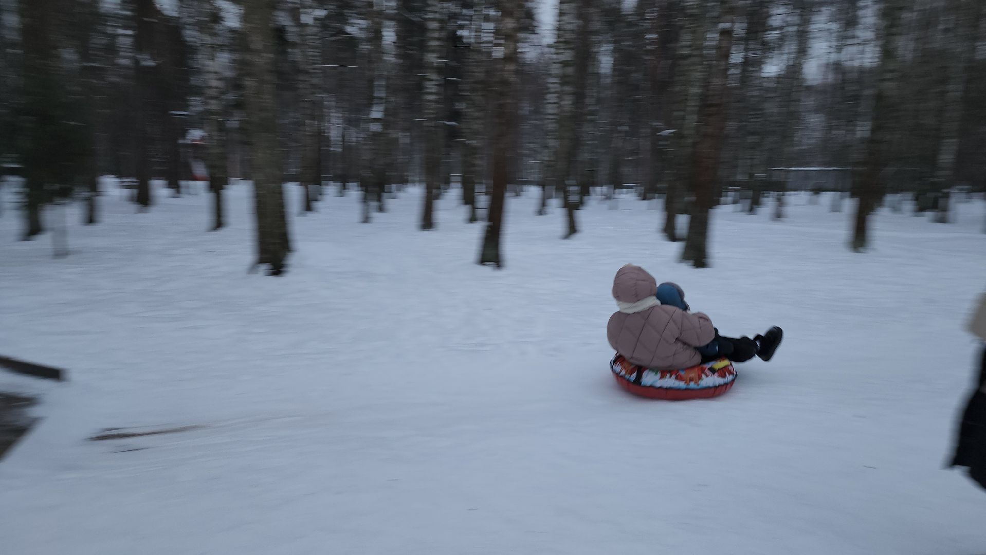 тюбинговая горка, зимние развлечения, Центральный парк, Ногинск, Богородский городской округ, вертикалки