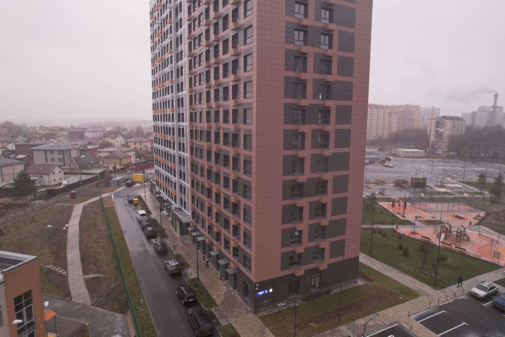 видео с коптера, жк, жилой дом, детский сад, строительство, ленинский,видео с коптера,