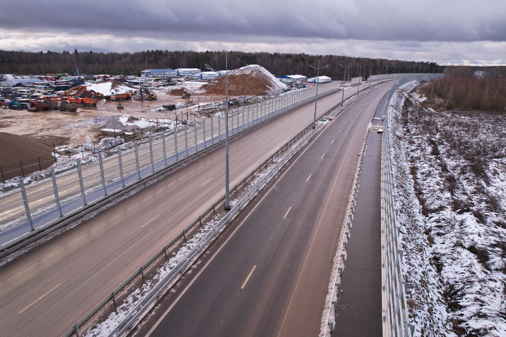 дорога, видео с коптера, мытищи, трасса,видео с коптера,