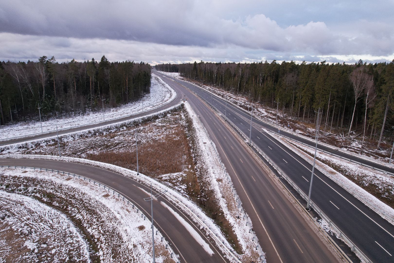 дорога, видео с коптера, мытищи, трасса,видео с коптера,