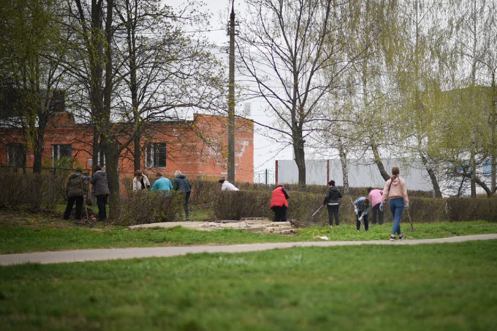 Зарайск, Субботник