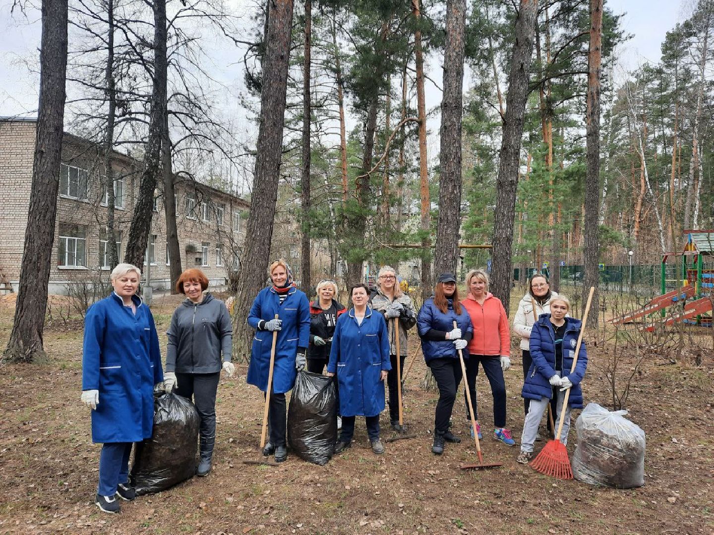 субботник, чистота, месячник благоустройства, Протвино, реабилитационный центр