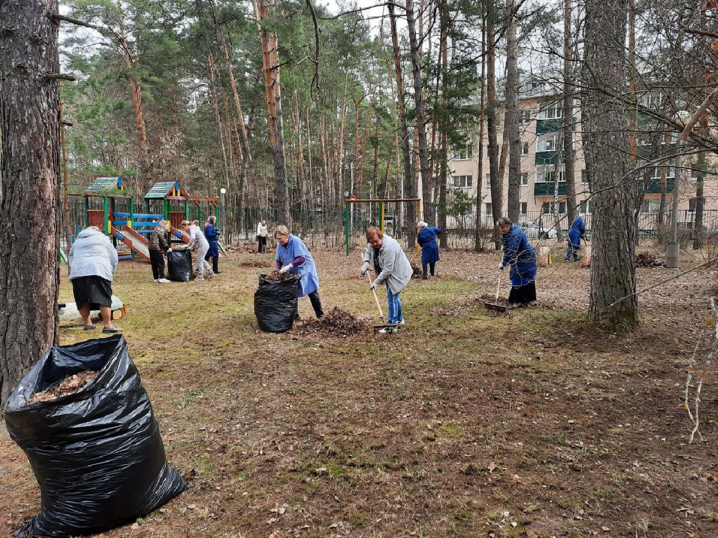 субботник, чистота, месячник благоустройства, Протвино, реабилитационный центр
