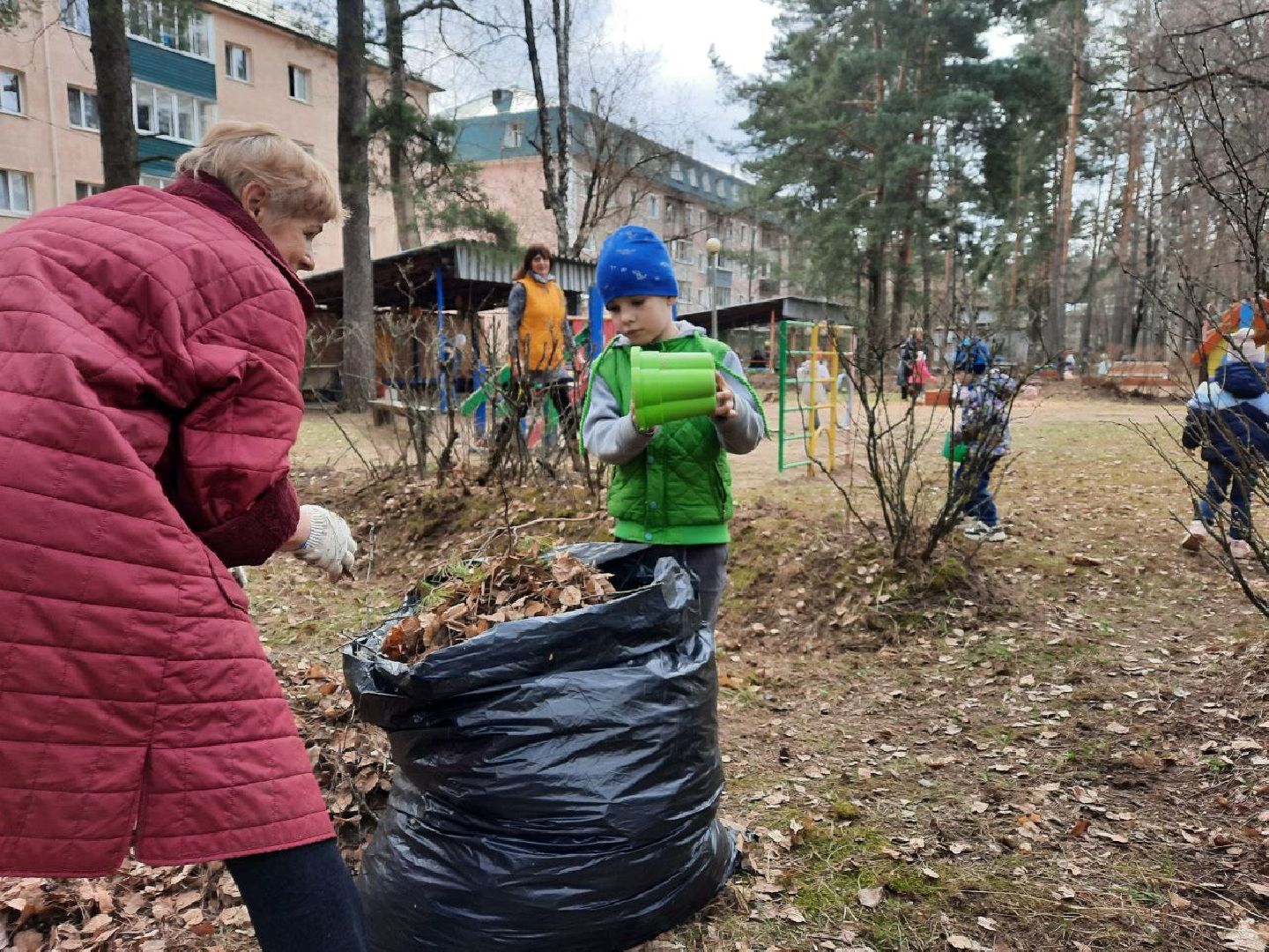 субботник, чистота, месячник благоустройства, Протвино, реабилитационный центр