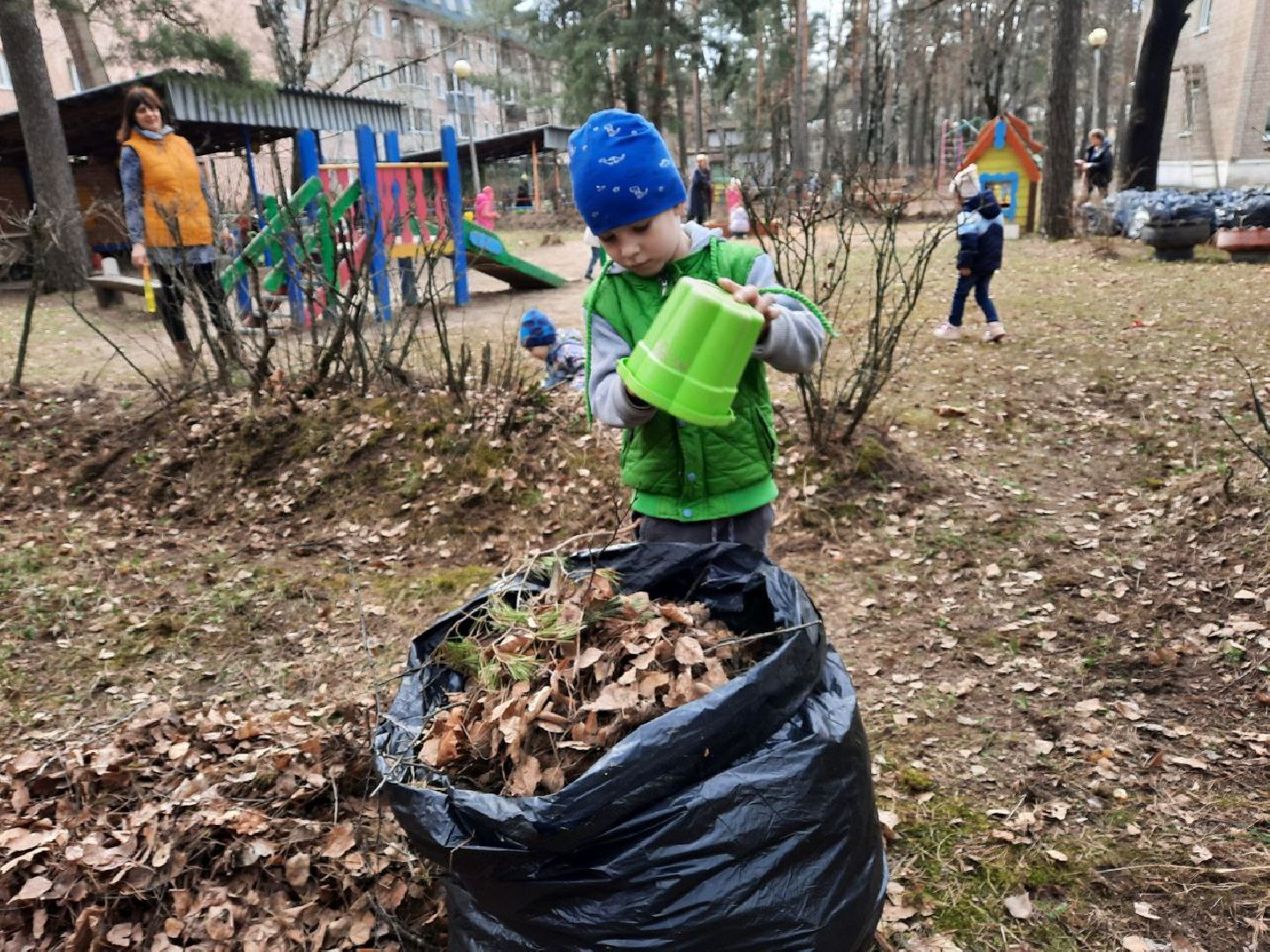 субботник, чистота, месячник благоустройства, Протвино, реабилитационный центр