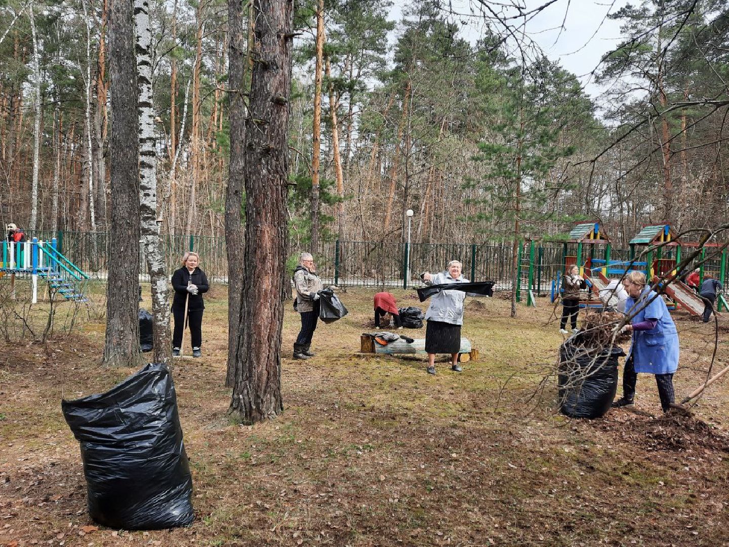 субботник, чистота, месячник благоустройства, Протвино, реабилитационный центр