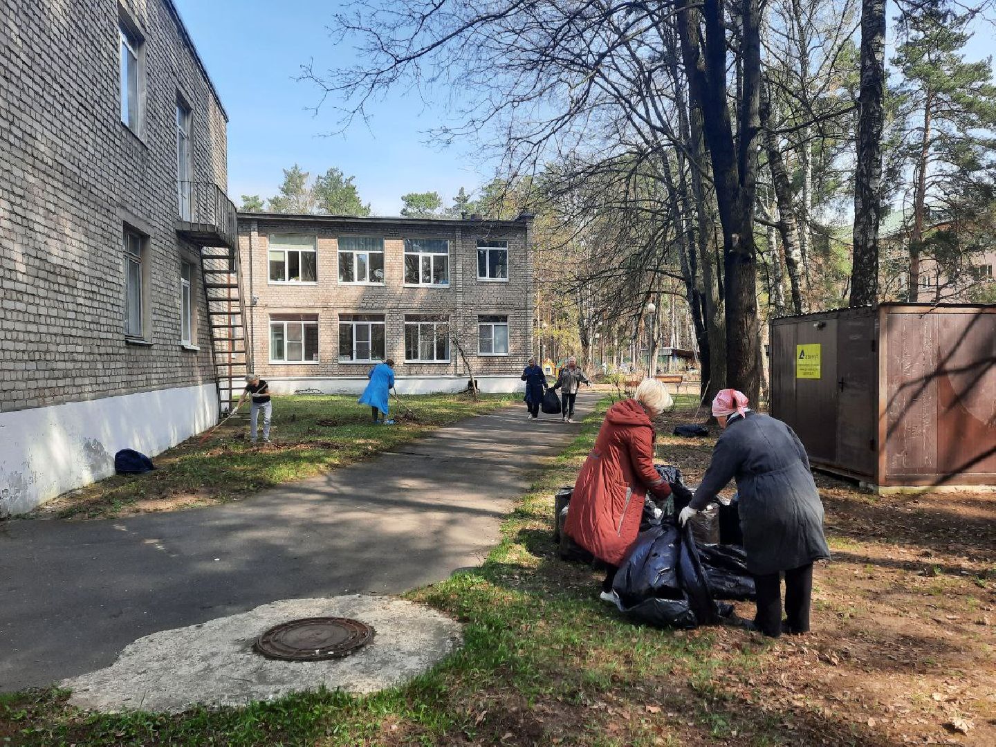 субботник, чистота, месячник благоустройства, Протвино, реабилитационный центр