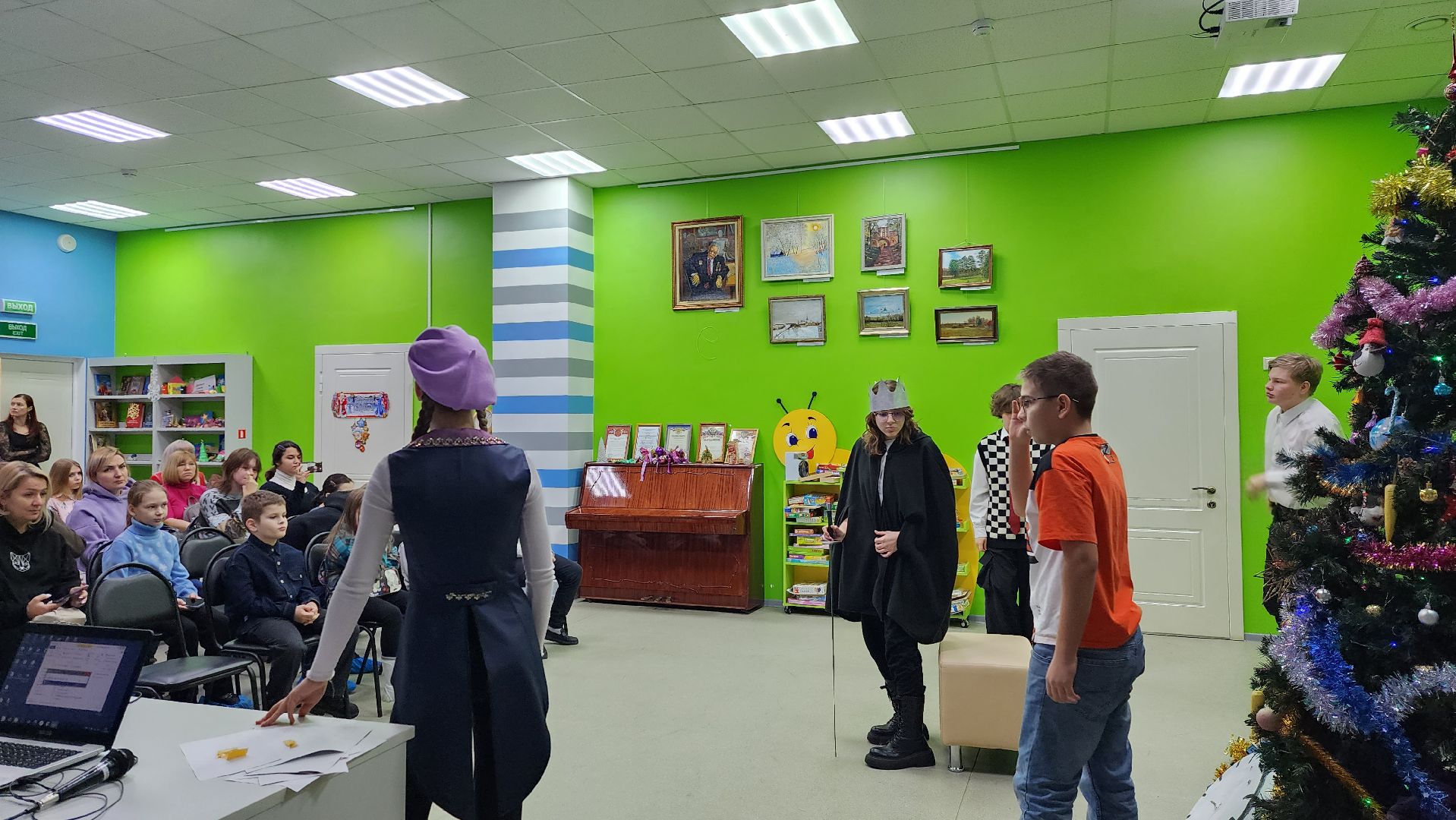 библиотека, театральная студия, дедовск, истра, спектакль,