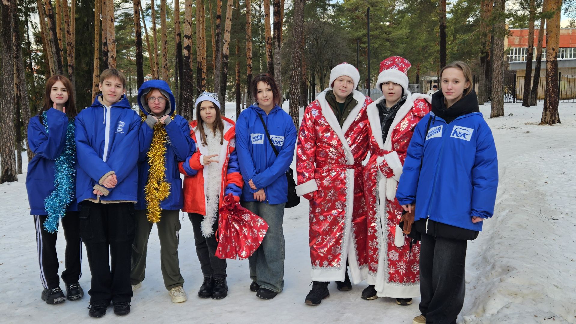 волонтеры, Жуковский, дед мороз,