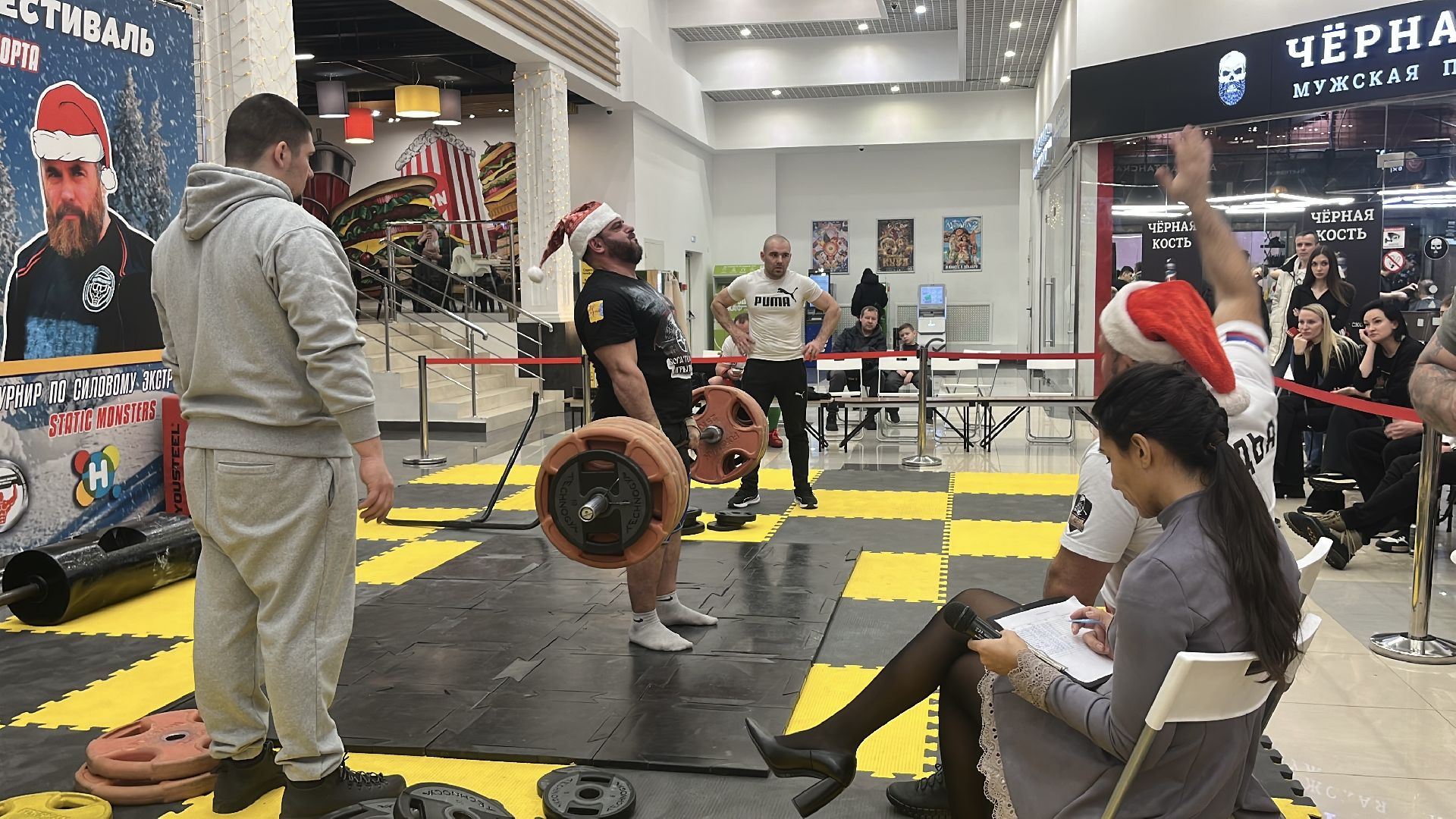 спорт, пауэрлифтинг, тяжести, силовой экстрим, турнир, новый год,