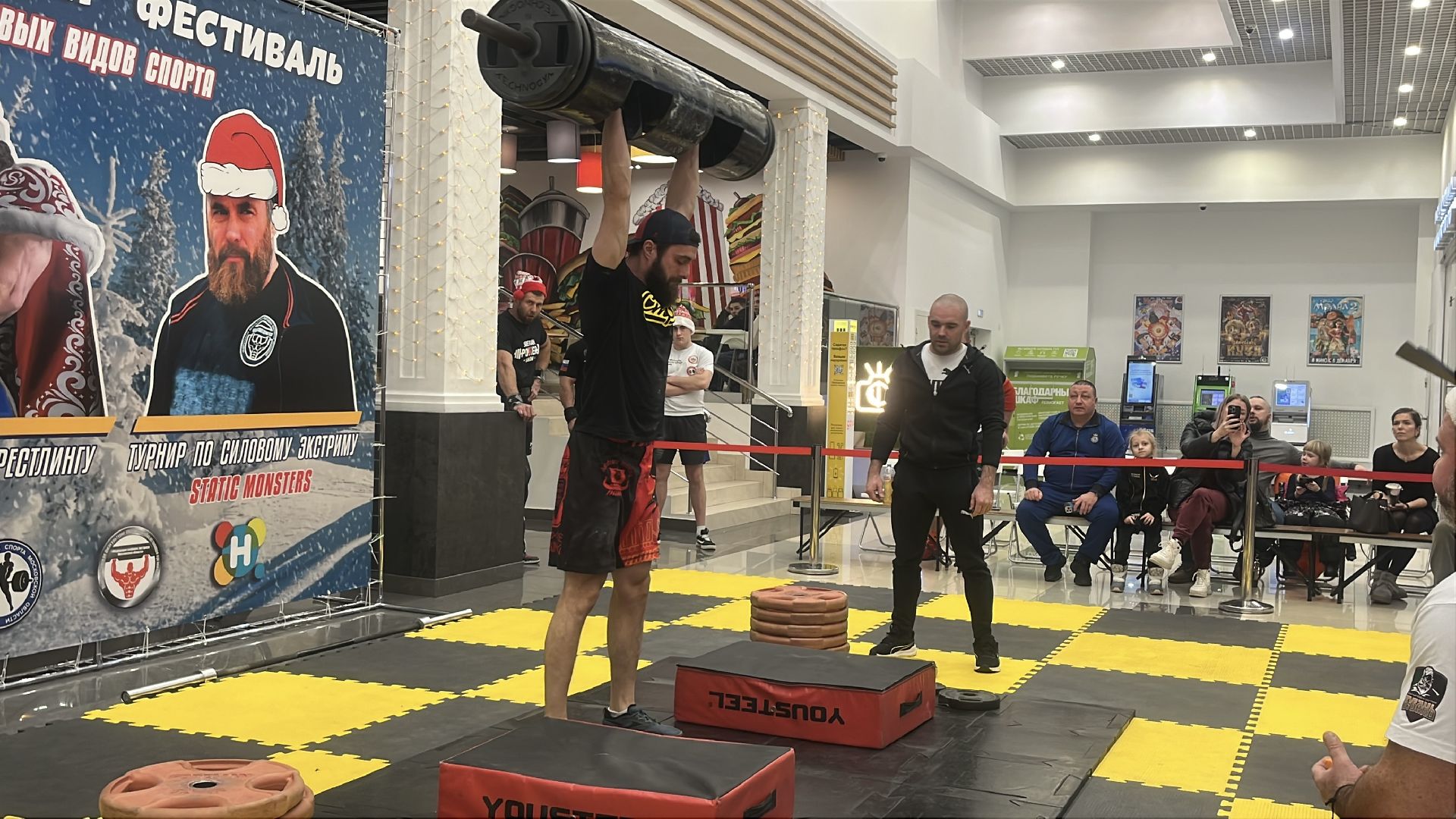 спорт, пауэрлифтинг, тяжести, силовой экстрим, турнир, новый год,