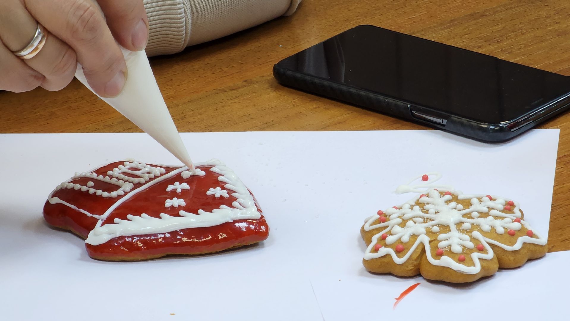 новый год, мастер-класс, роспись пряников,