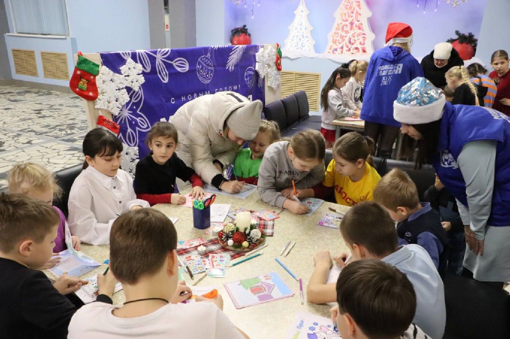 Серебряные пруды, мастерская деда мороза, письма солдатам, новый 2025 год,