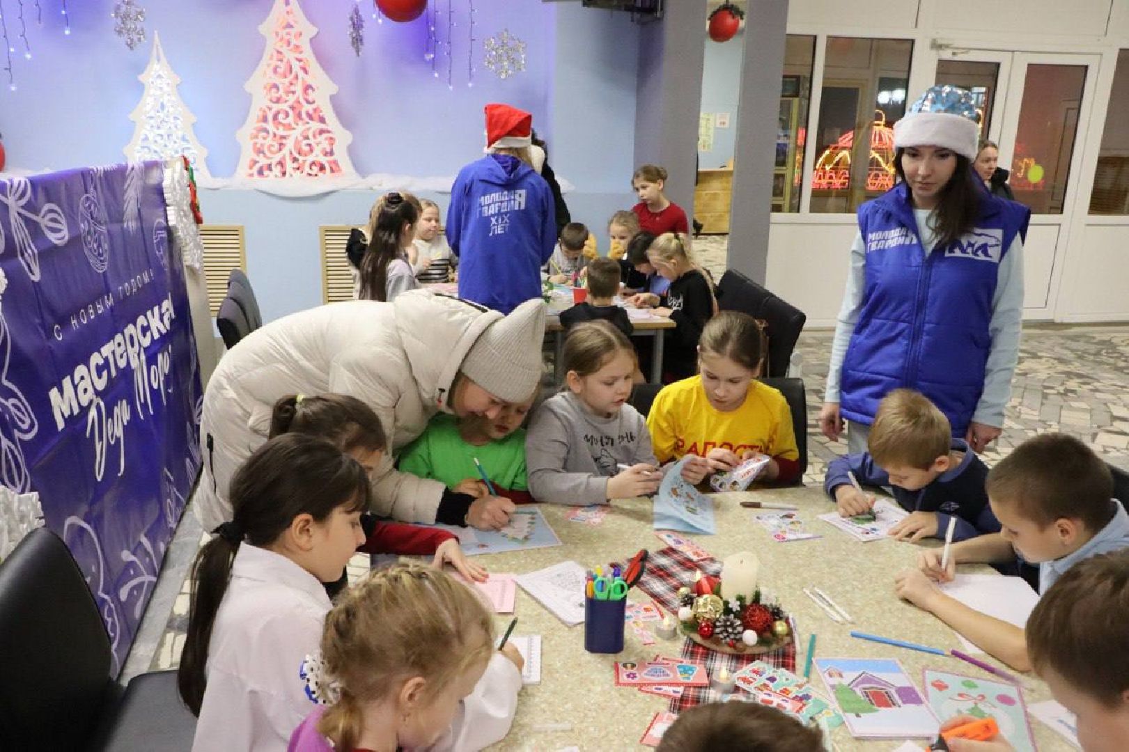 Серебряные пруды, мастерская деда мороза, письма солдатам, новый 2025 год,