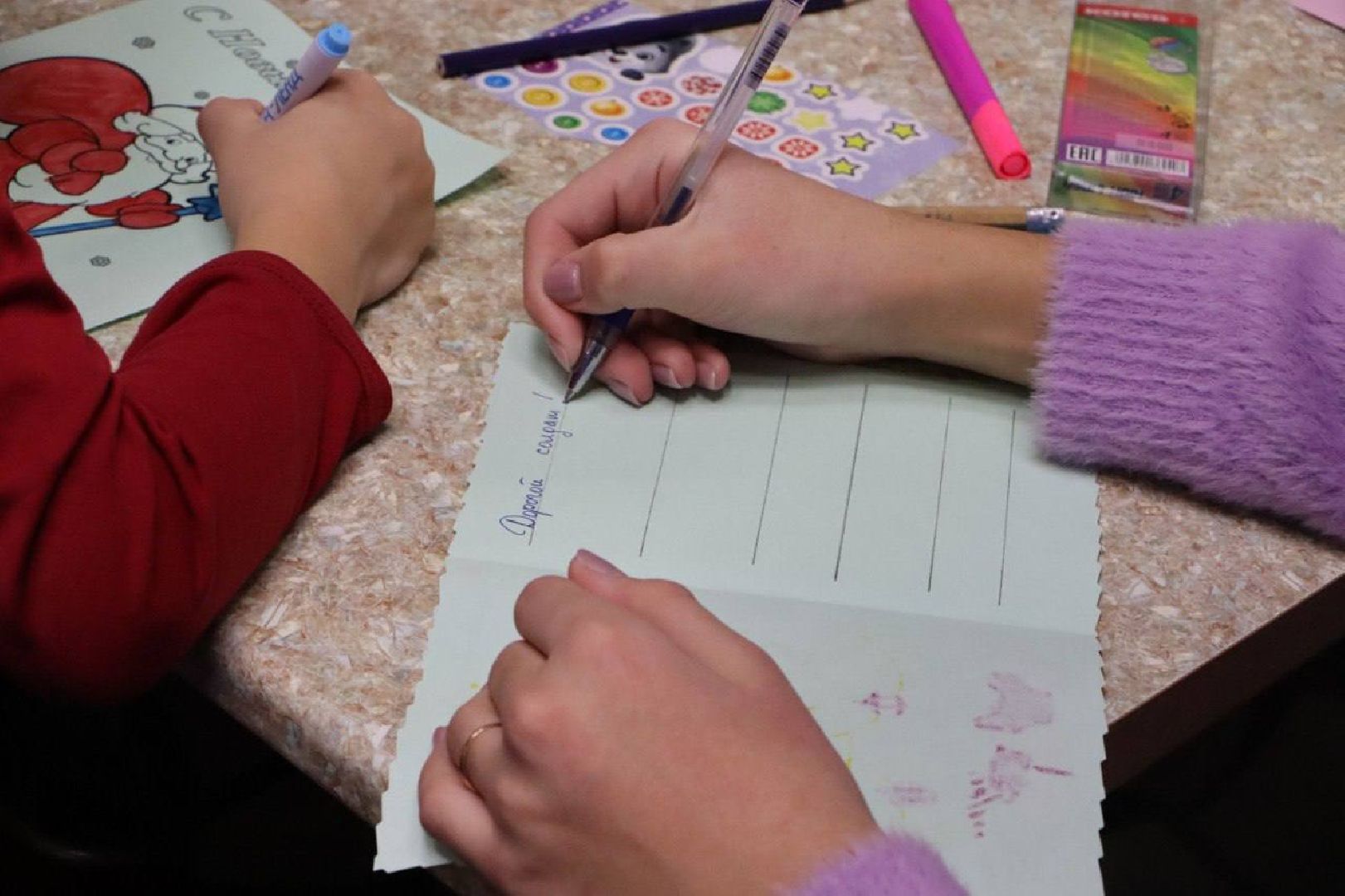 Серебряные пруды, мастерская деда мороза, письма солдатам, новый 2025 год,