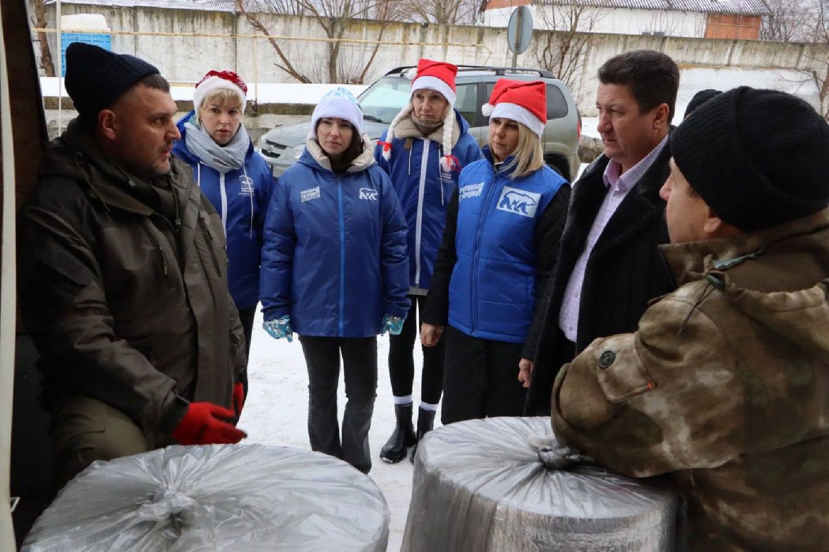 Серебряные Пруды, Боевое Братство, глава городского округа серебряные пруды, гуманитаная помощь, новогодний груз,