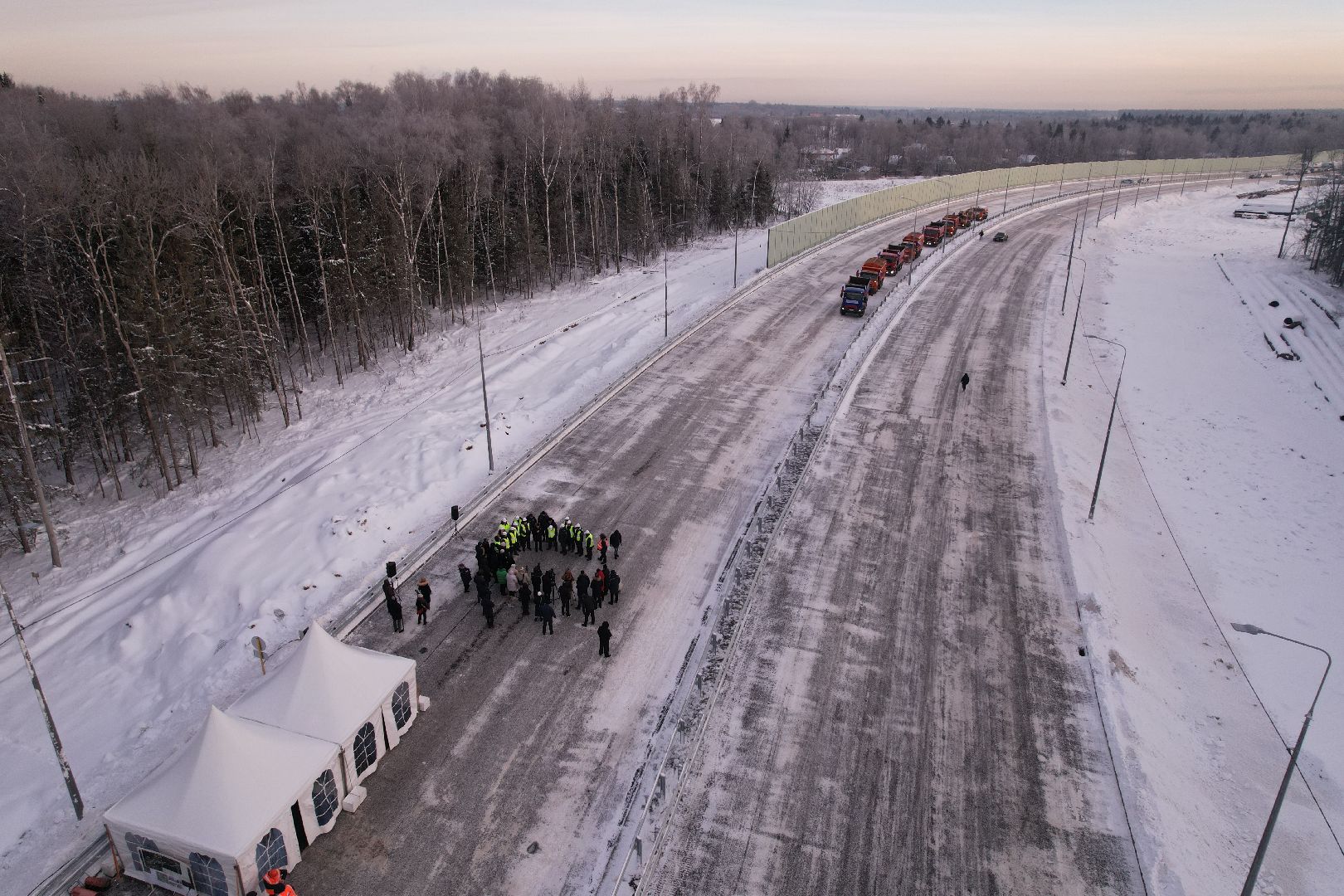 видео с коптера, лобня, дороги, строительство, северный обход,