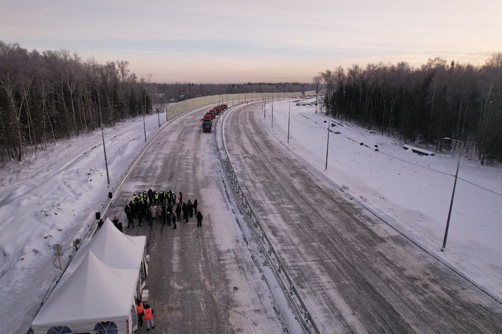 видео с коптера, лобня, дороги, строительство, северный обход,