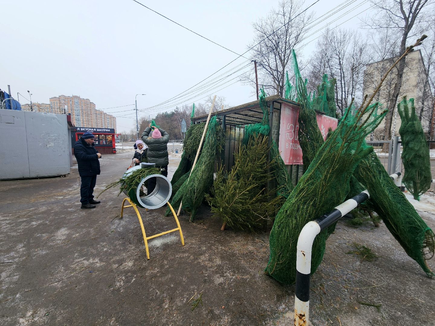 Пущино, новый год, серпухов, зима в подмомсковье,