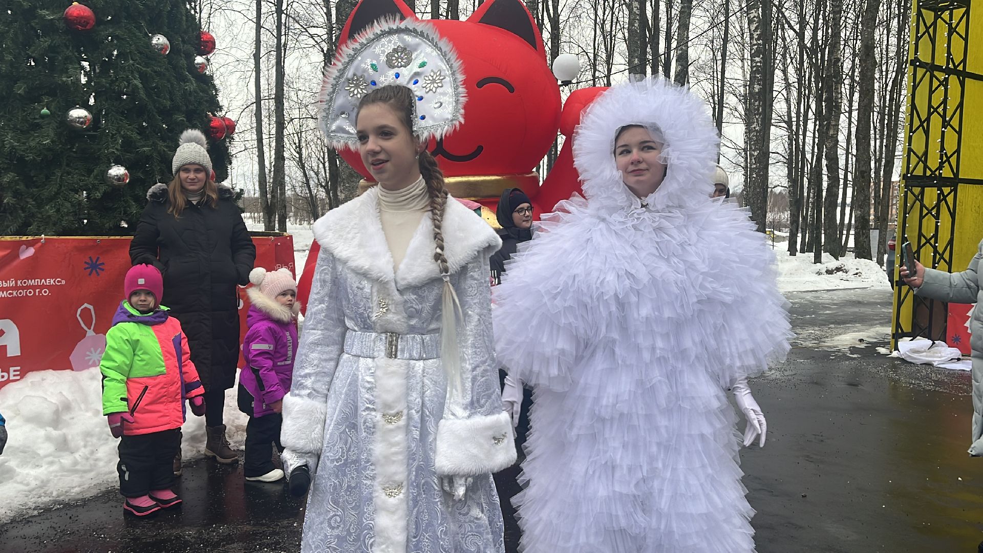 волоколамск, новый год, Новогодняя елка, Волоколамский парк,