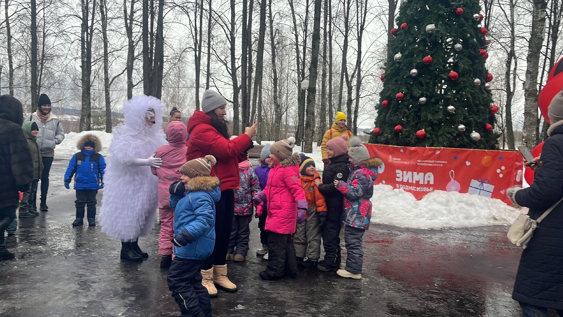 волоколамск, новый год, Новогодняя елка, Волоколамский парк,