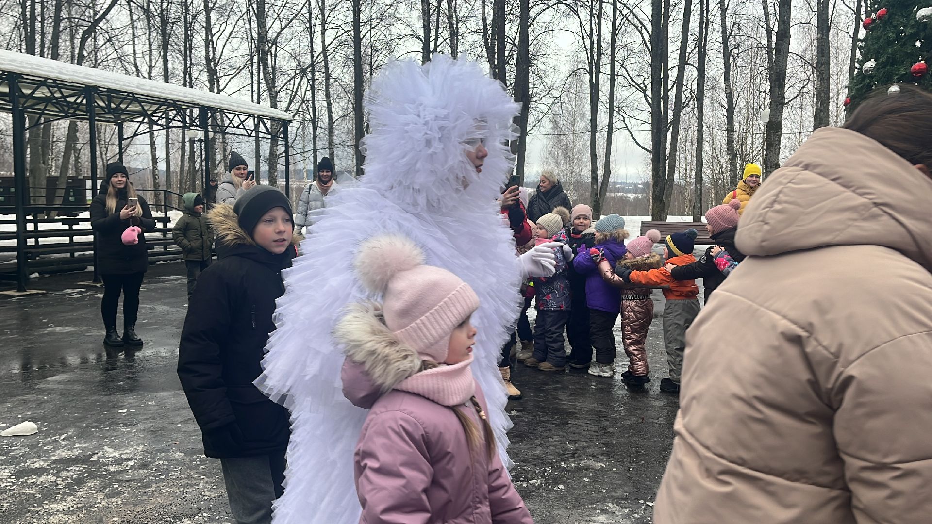 волоколамск, новый год, Новогодняя елка, Волоколамский парк,