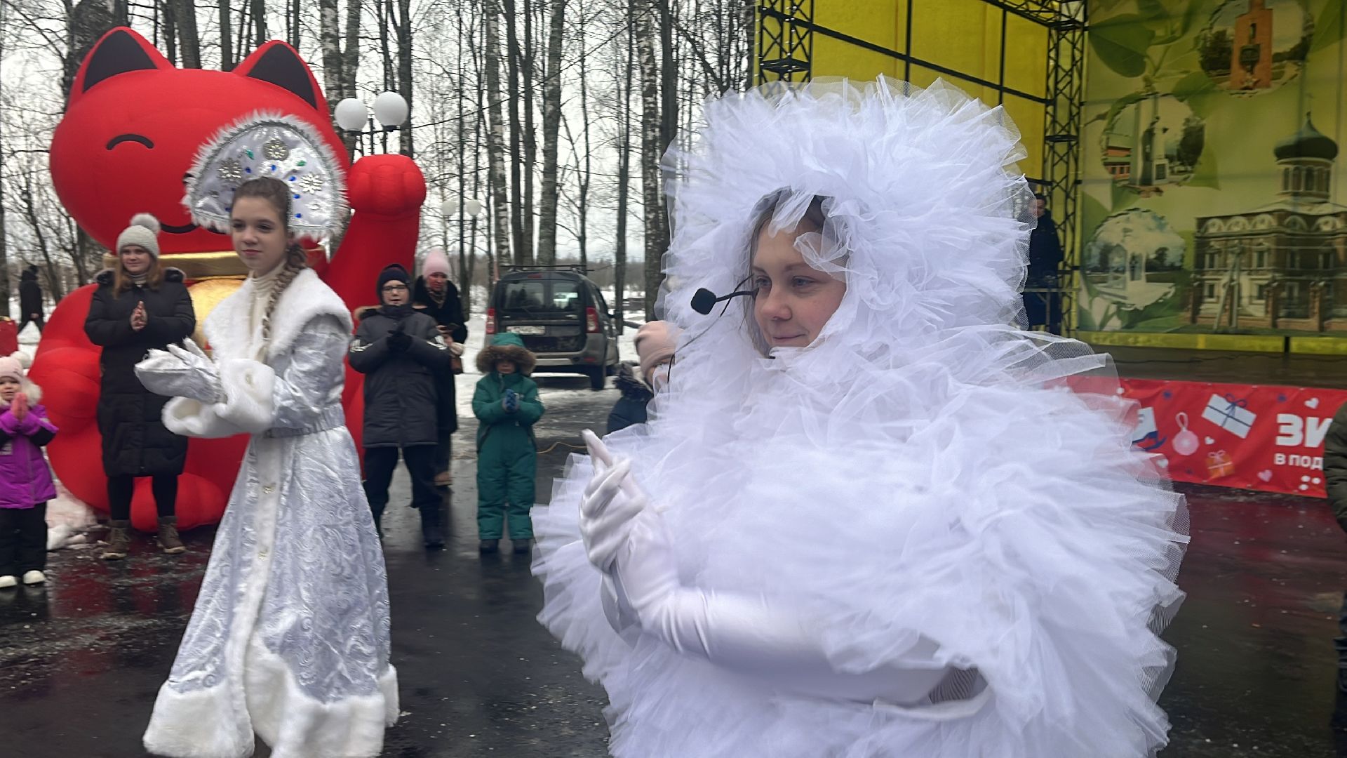 волоколамск, новый год, Новогодняя елка, Волоколамский парк,