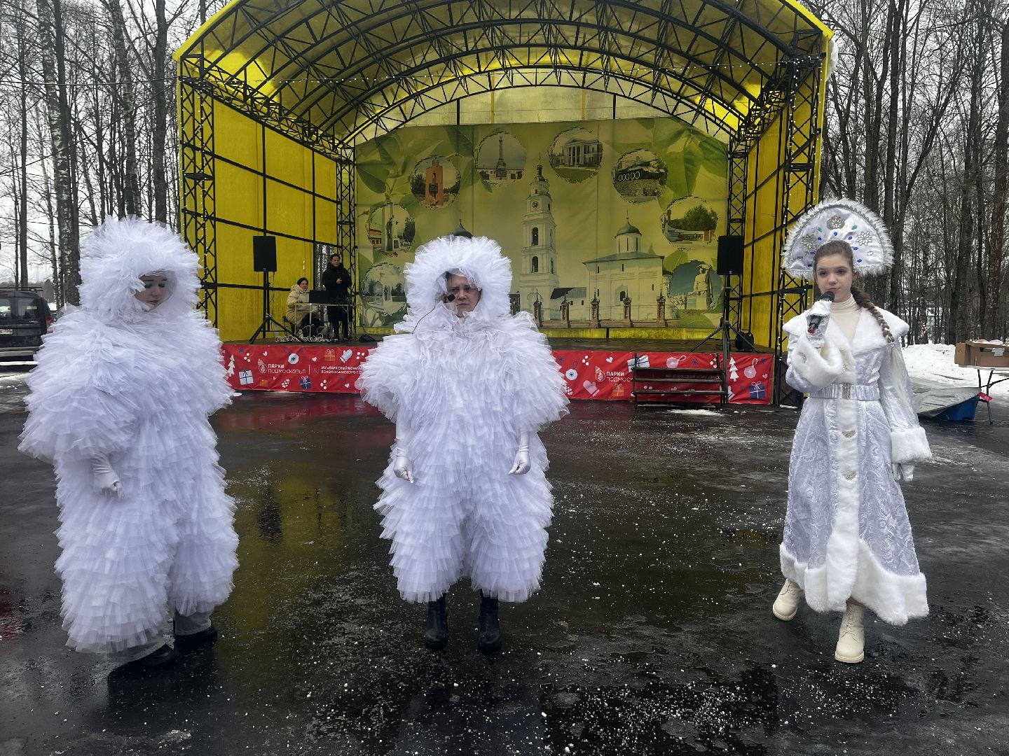 волоколамск, новый год, Новогодняя елка, Волоколамский парк,