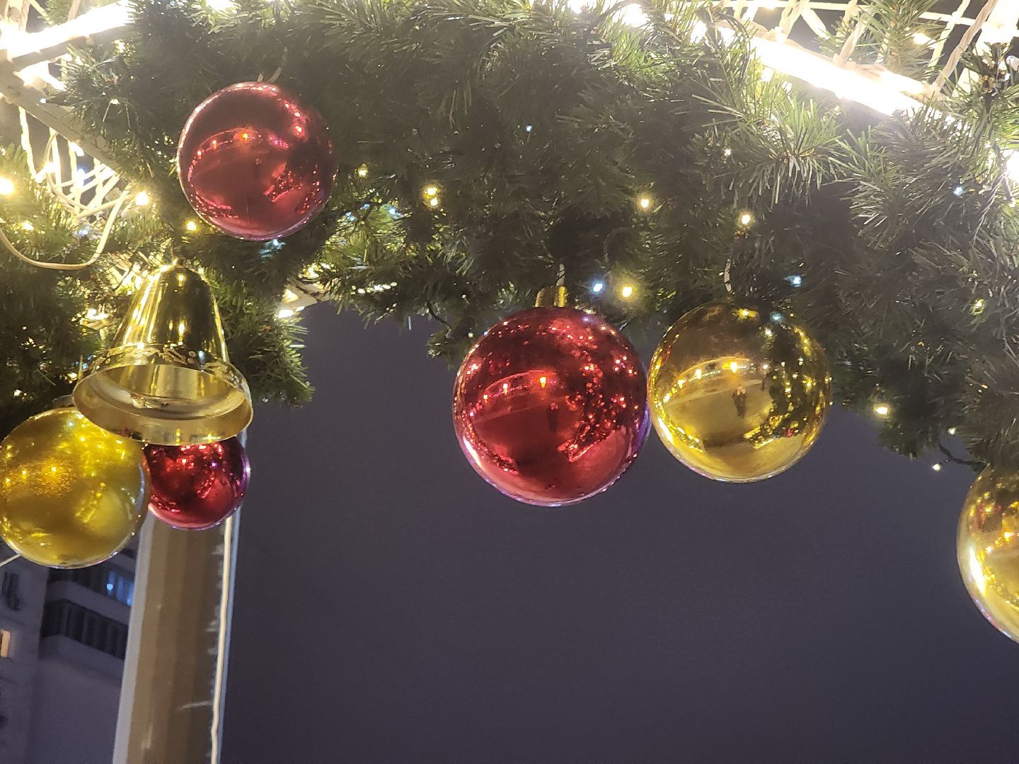 Коломна, новогоднее украшение, новогодние огни, вертикалки,